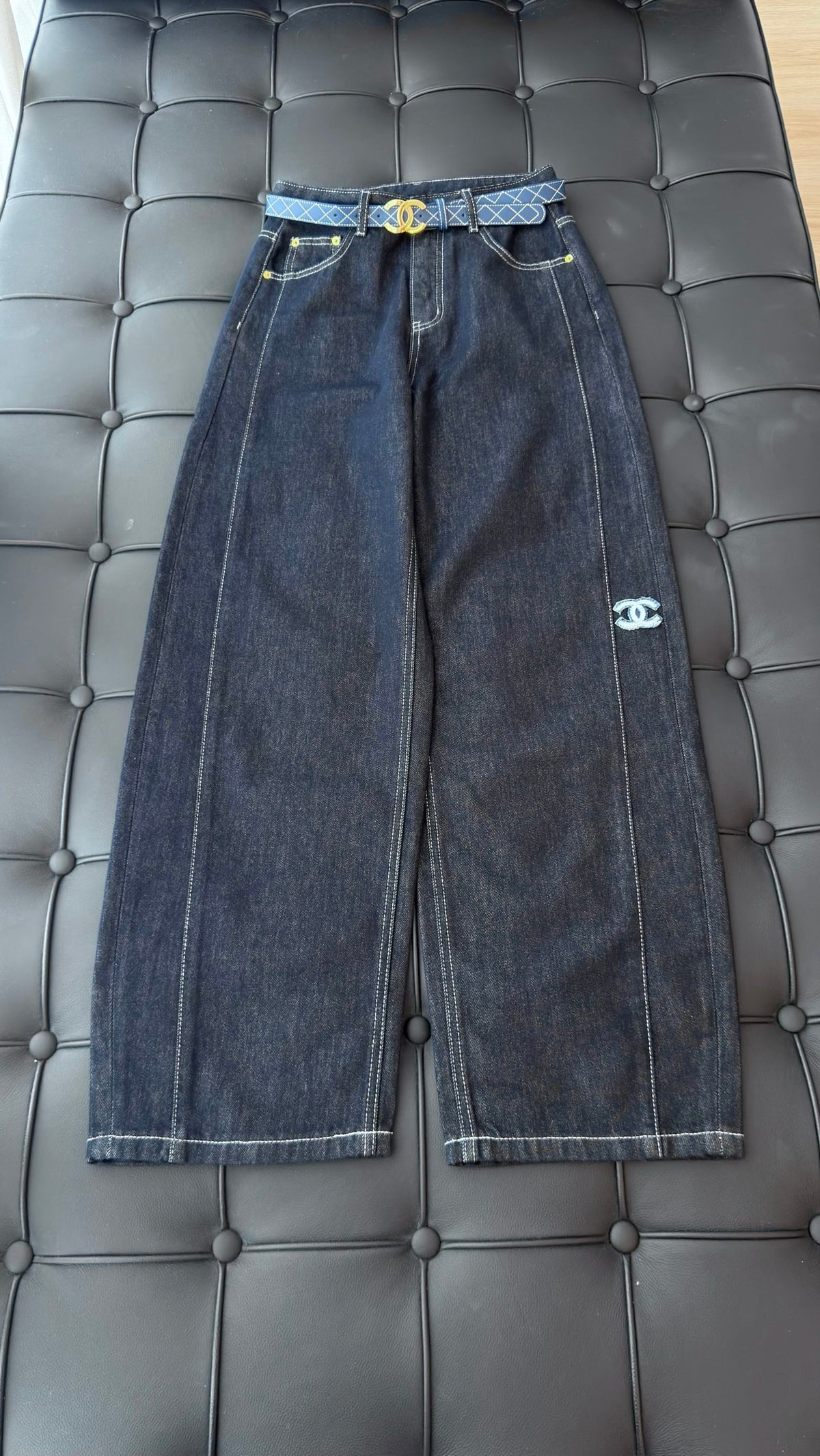 Chanel 2026 Jeans Dark Blue Denim Cotton 435493