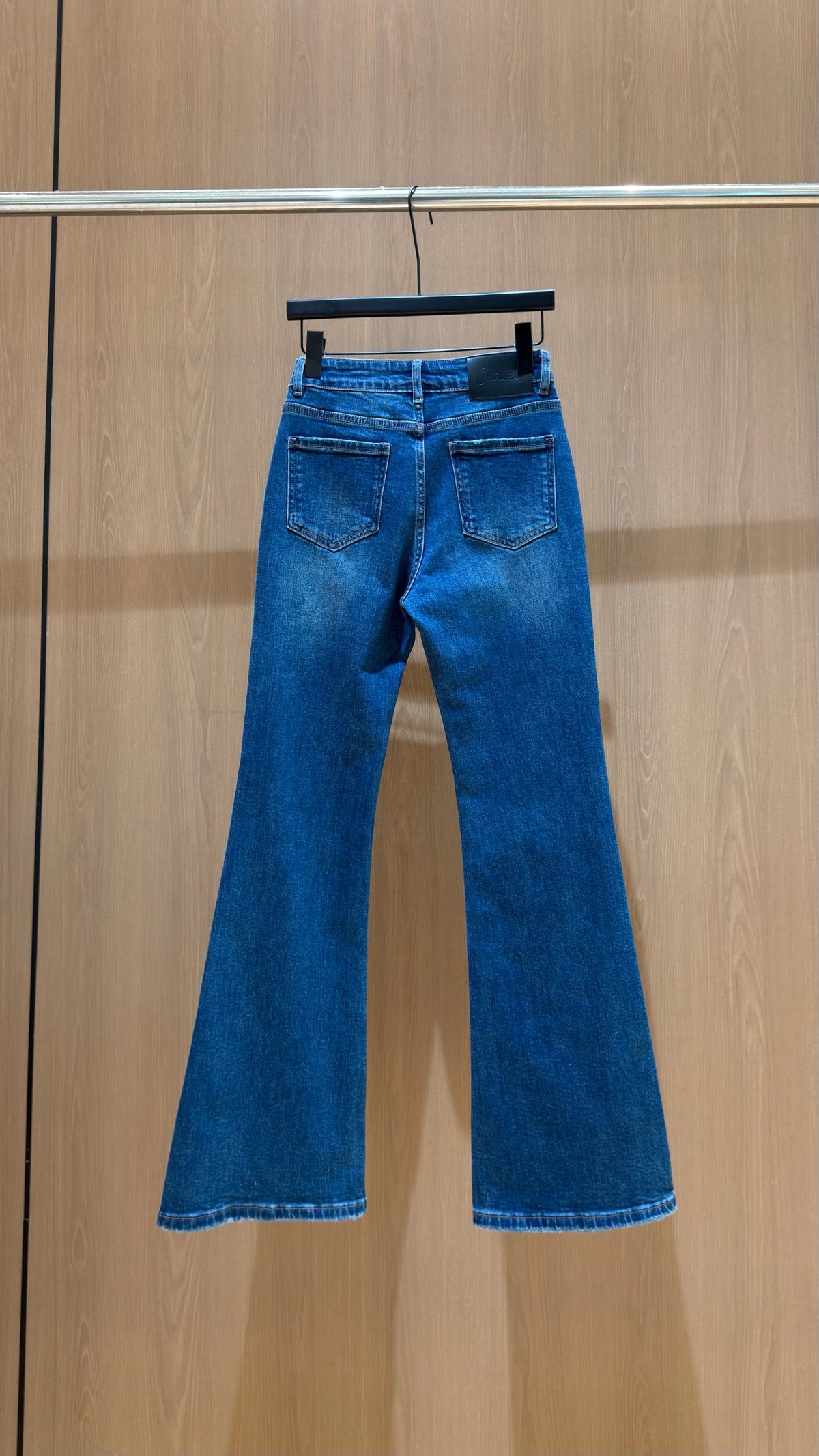 Chanel 2026 Jeans Blue Flared Denim Cotton 435469