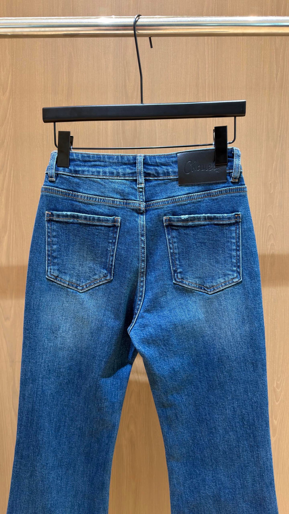 Chanel 2026 Jeans Blue Flared Denim Cotton 435469