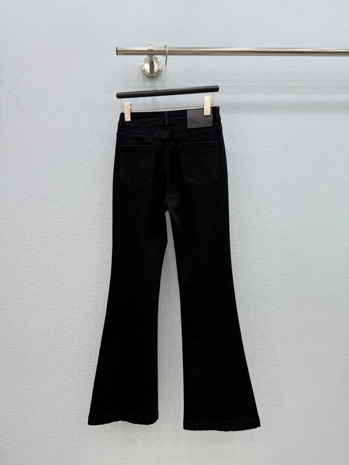 Chanel 2026 Jeans Black Flared Denim Cotton 435466
