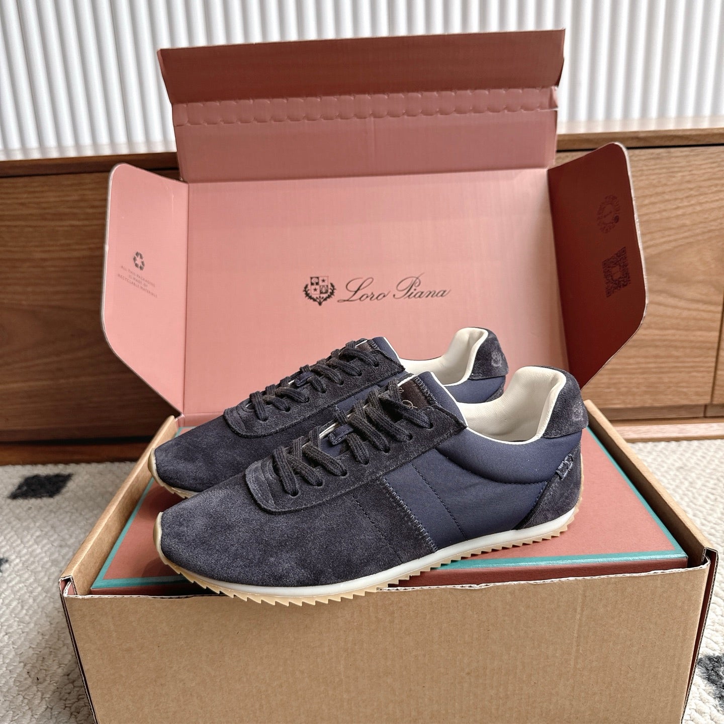 LP Fast Walk Sneaker Dark Blue Suede 924587