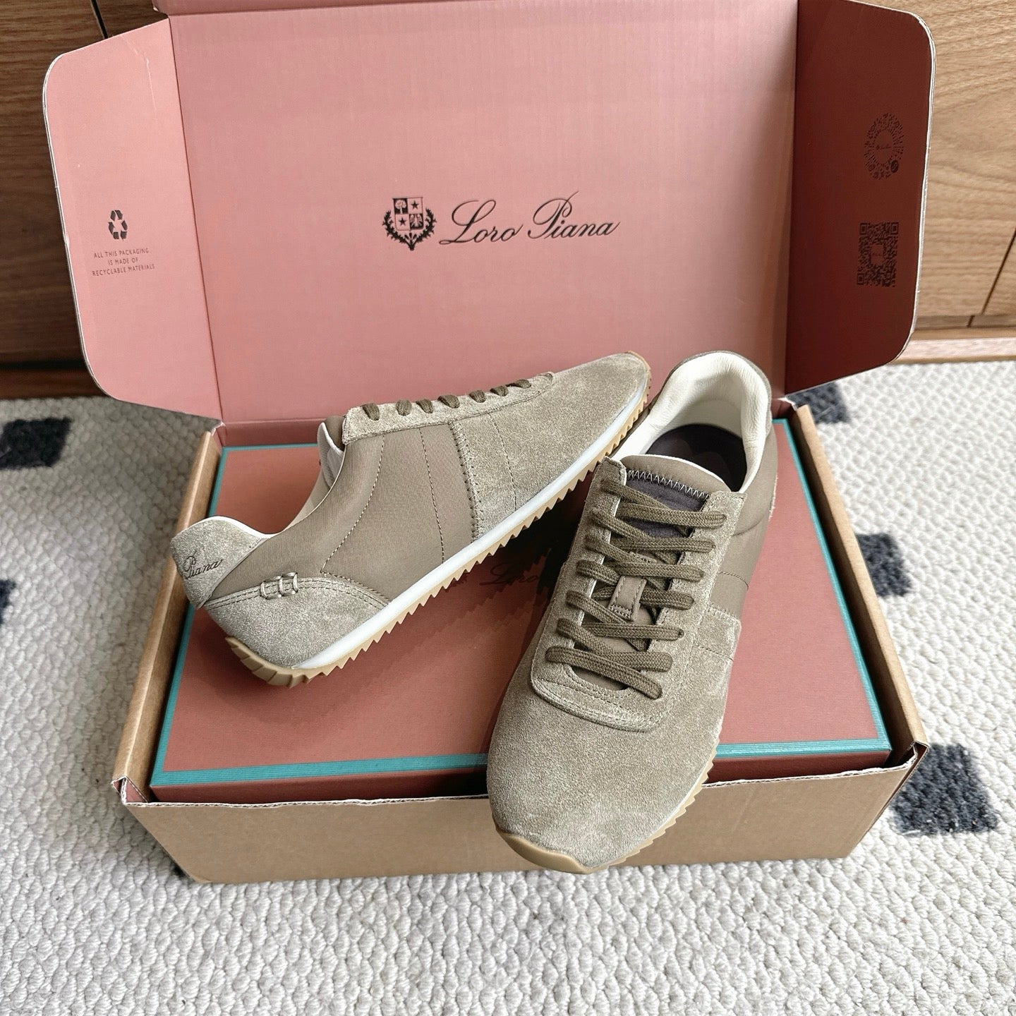 LP Fast Walk Sneaker Olive Suede 924588