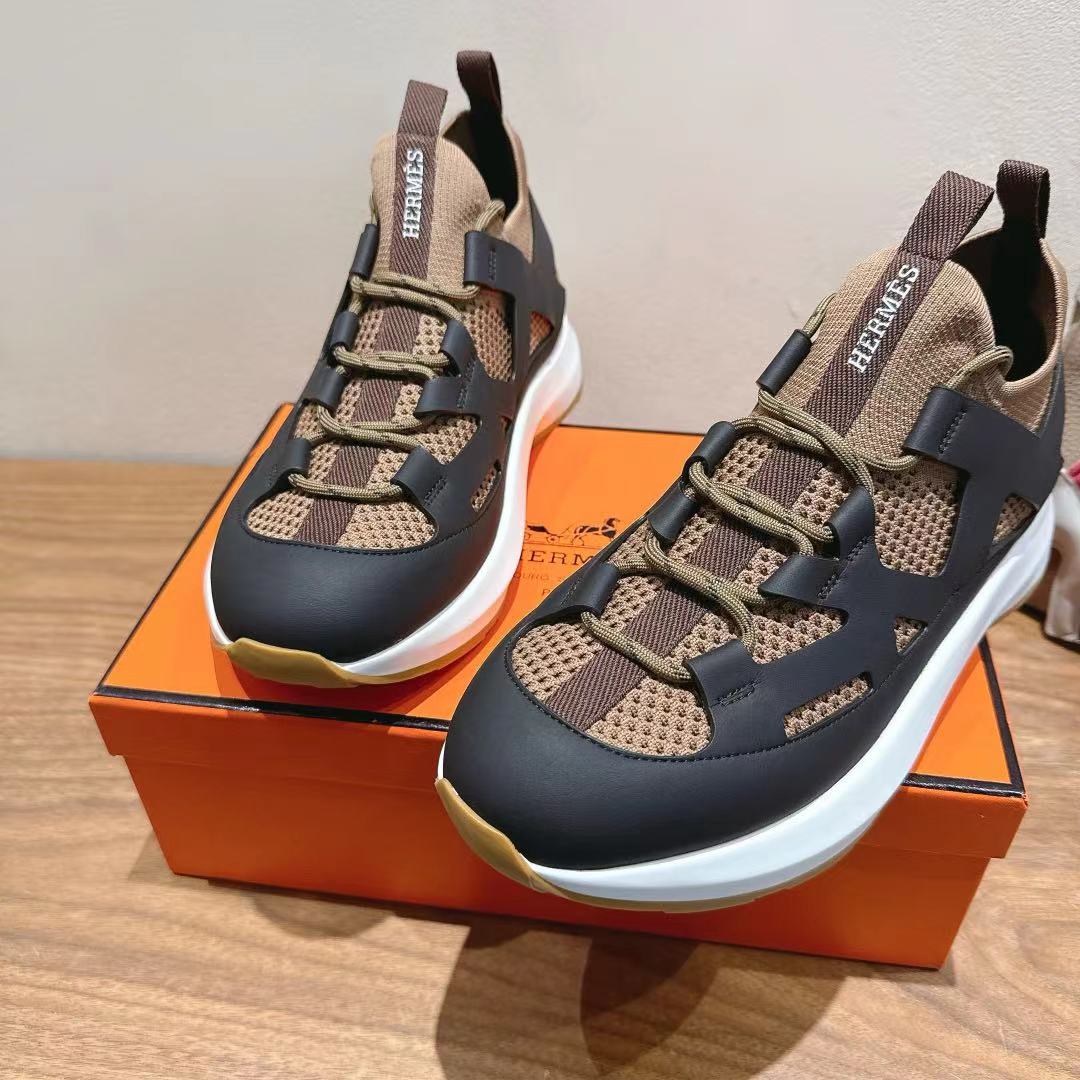 HM 25 Katana Sneaker Black Brown Calfskin 353494