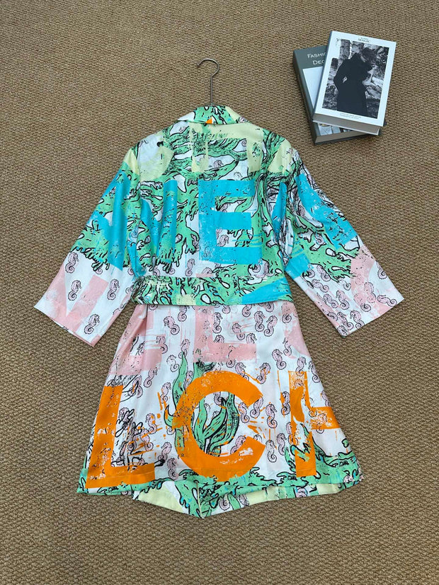 Chanel 2026 Pattern Bathrobe Silk 401670