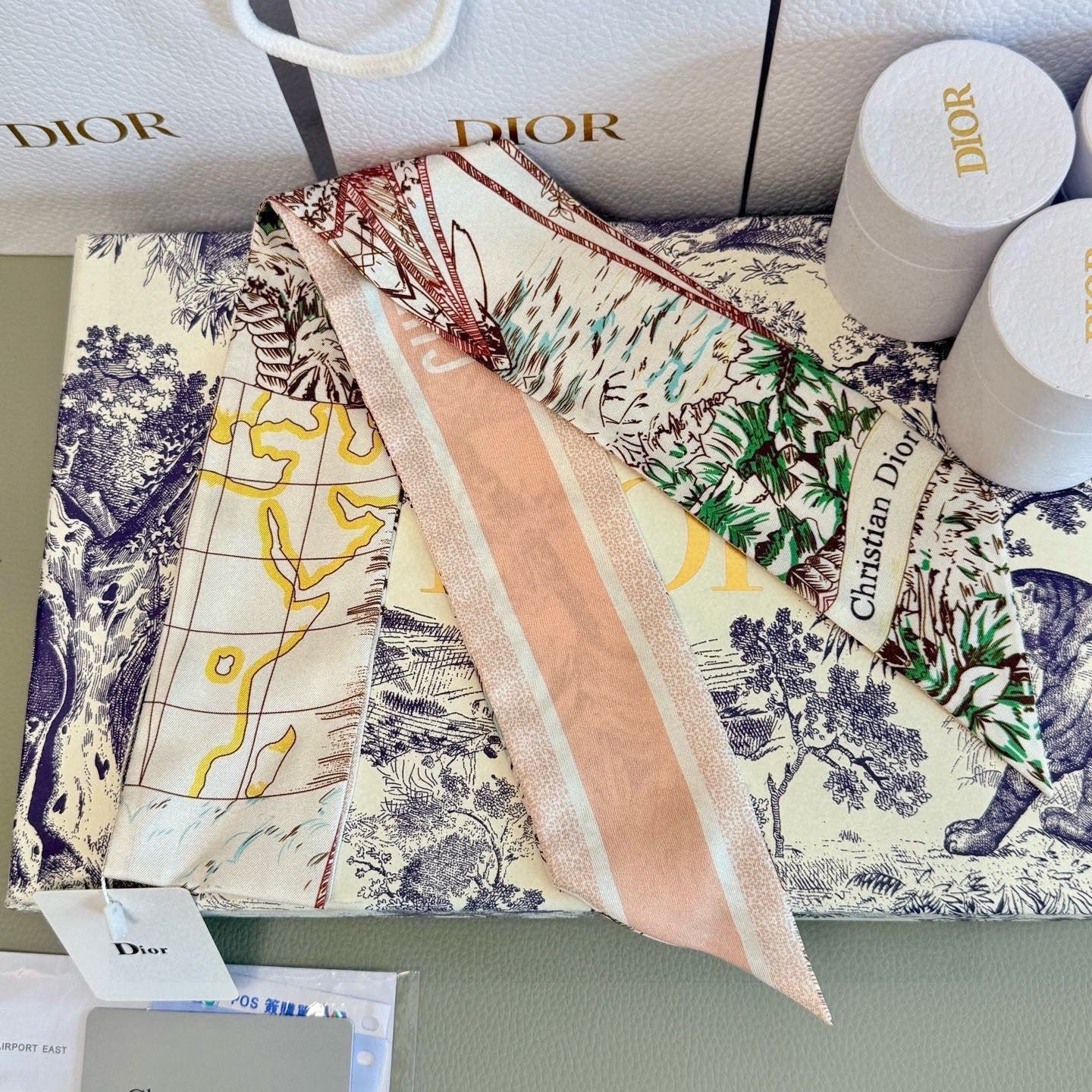 Dior 26s Scarf 100cm In Silk 305844