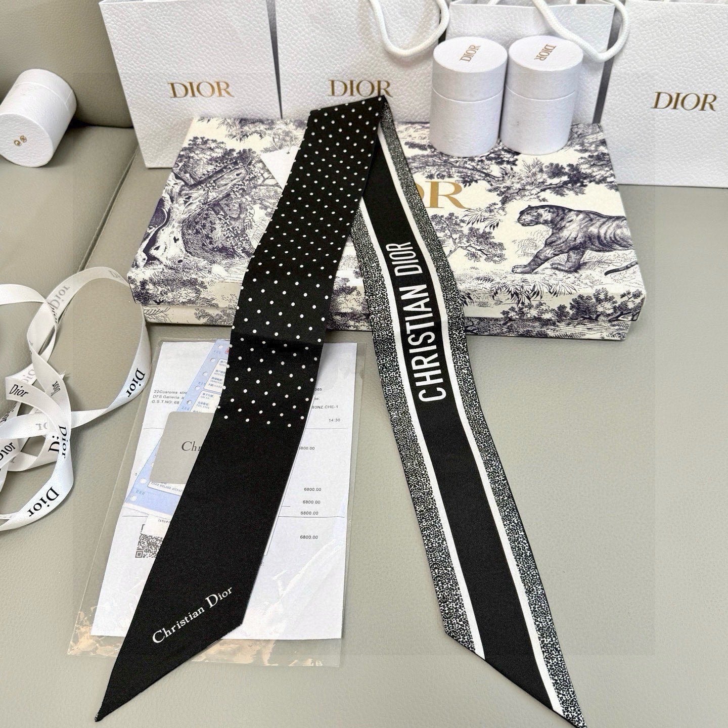 Dior 26s Scarf 105cm In Silk 314801