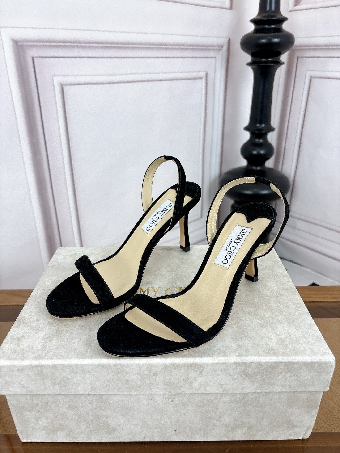 JC 26s Jenn Sandal Black Suede 931999