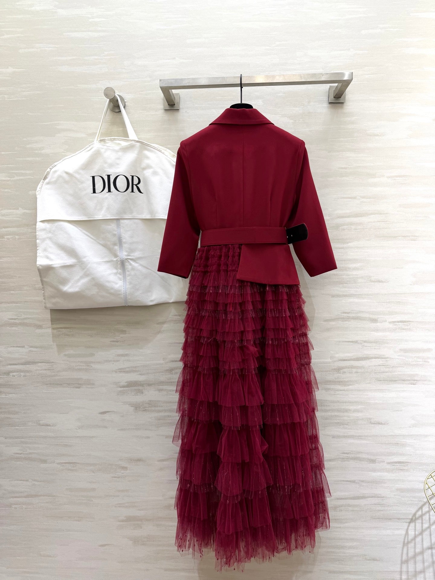 CD 26s Maxi Dress Red Mesh 344798