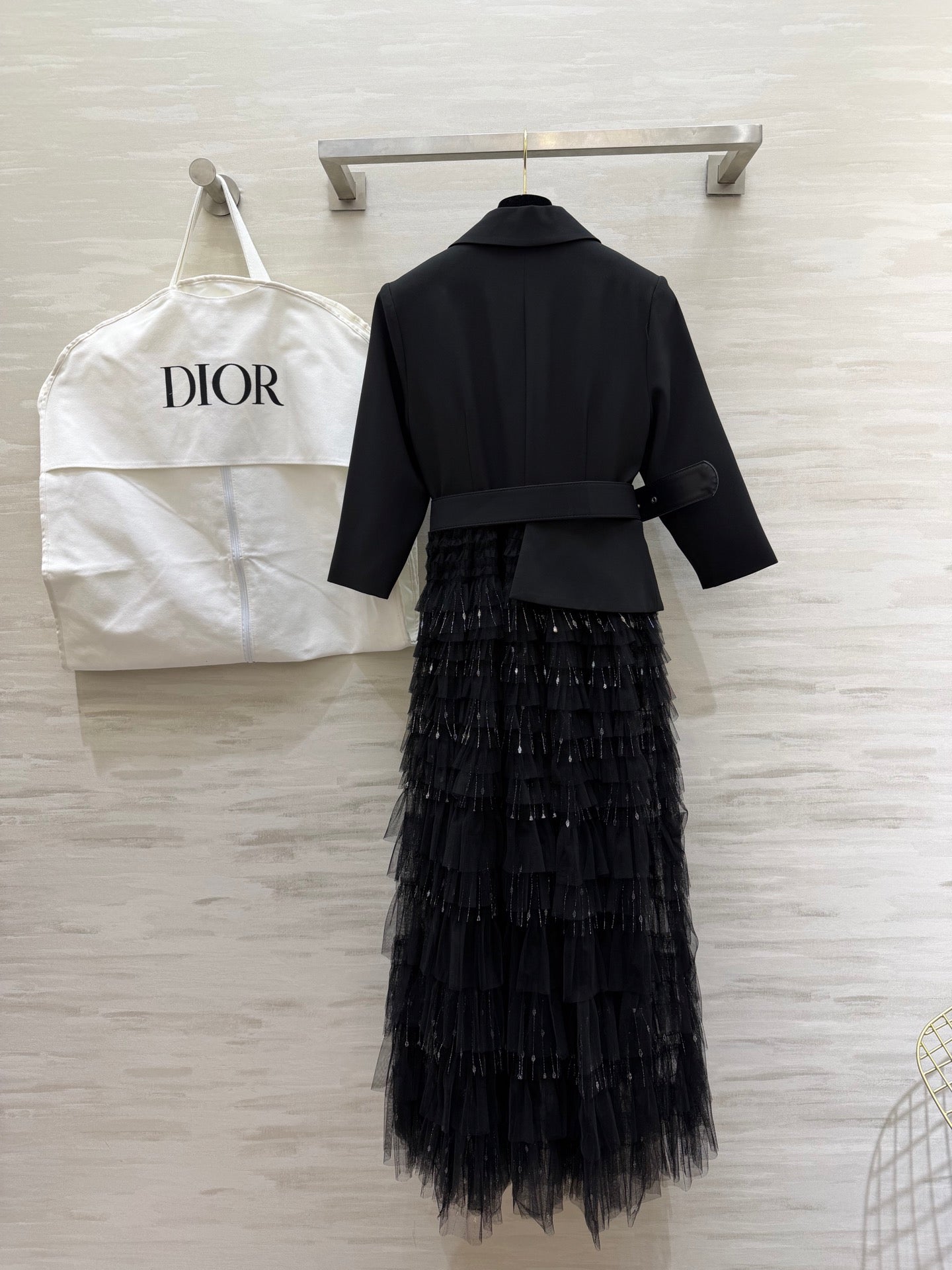 CD 26s Maxi Dress Black Mesh 344797