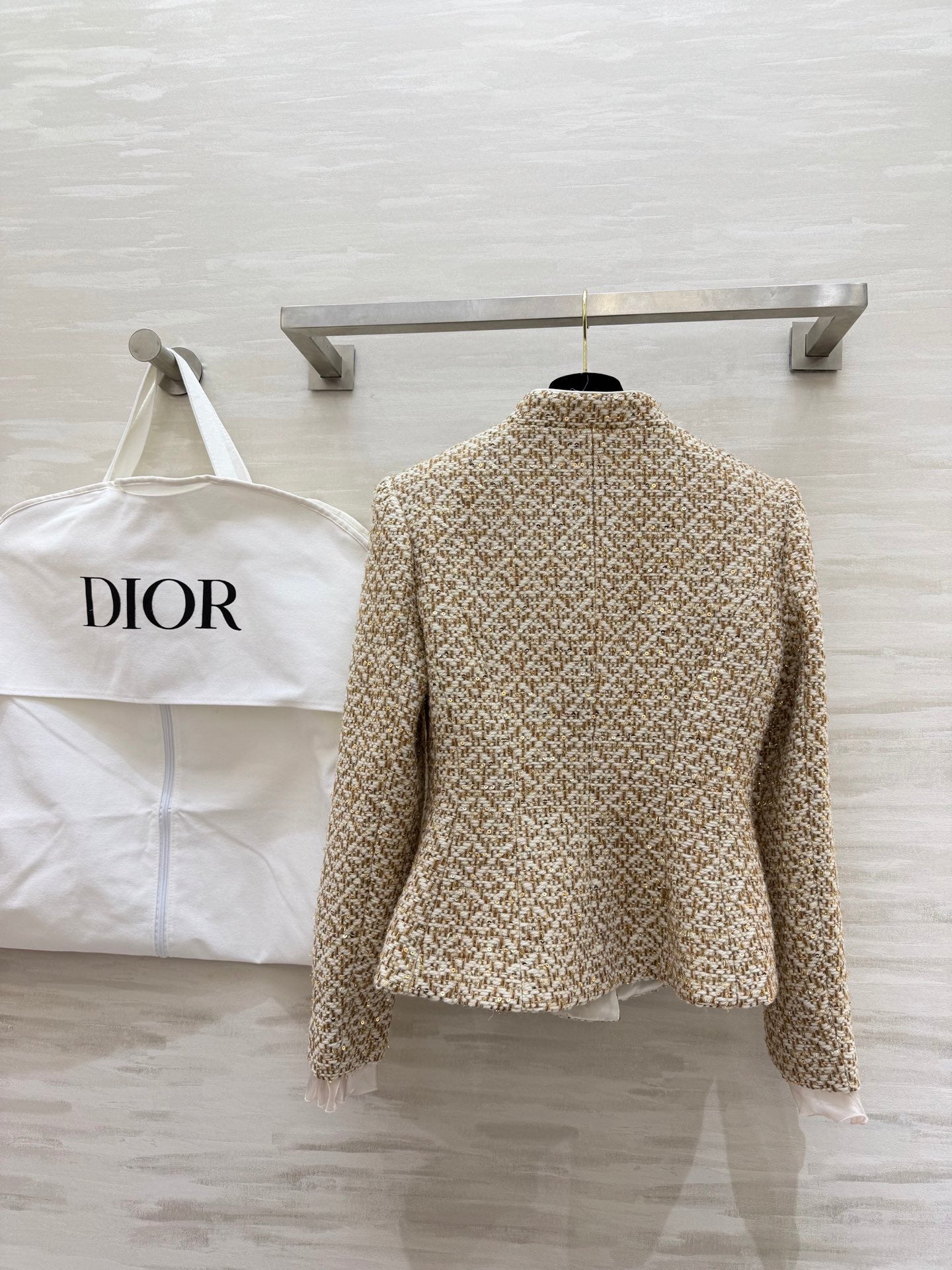 CD 26s Jacket Sequin Woven Tweed 344785