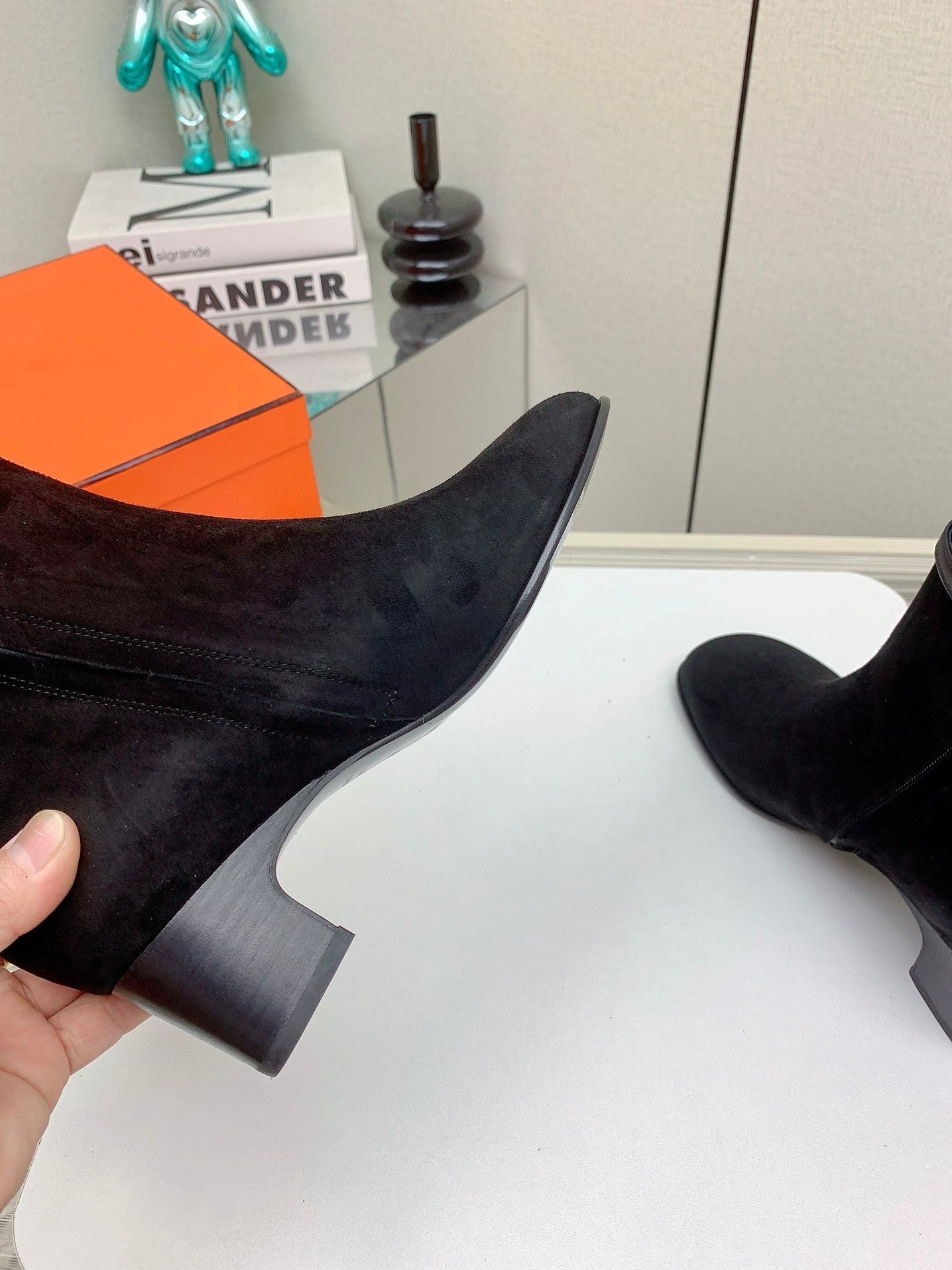 HM Imperial 50 Ankle Boot Black Suede 971342