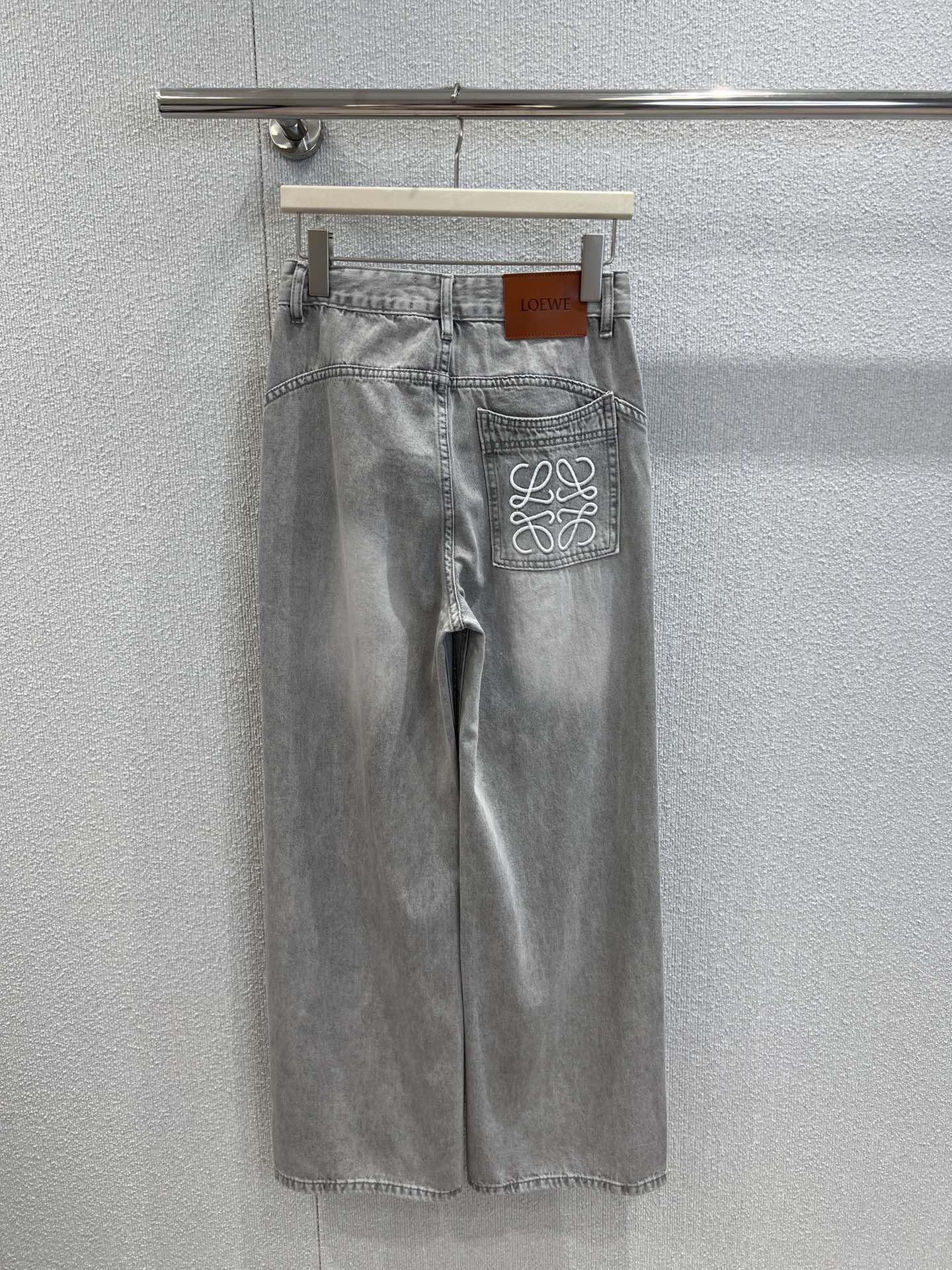 Loewe 25 Pant Gray Cotton 223219
