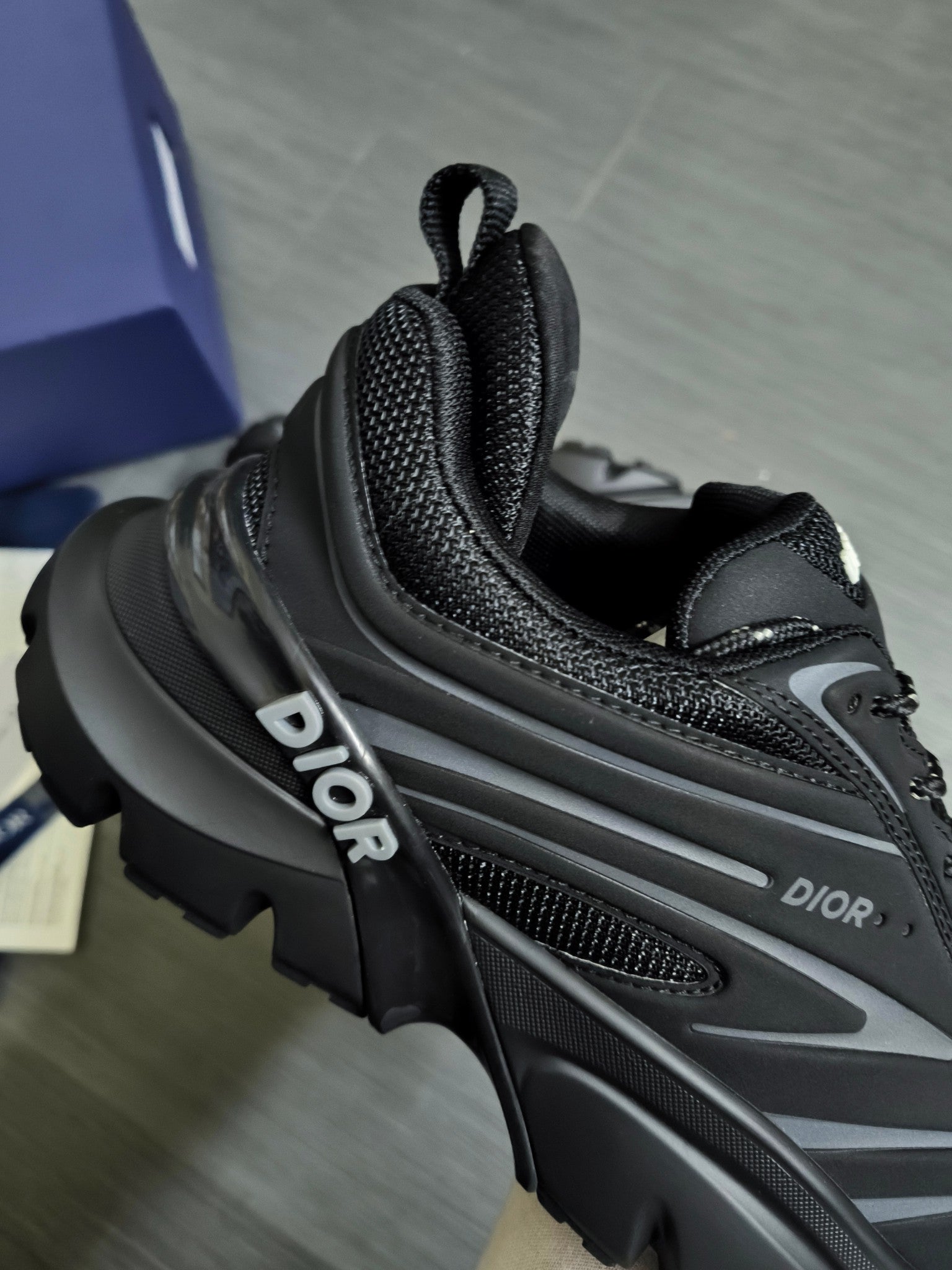 CD 26s B44 Blade Sneaker Black Mesh Technical Fabric 996914