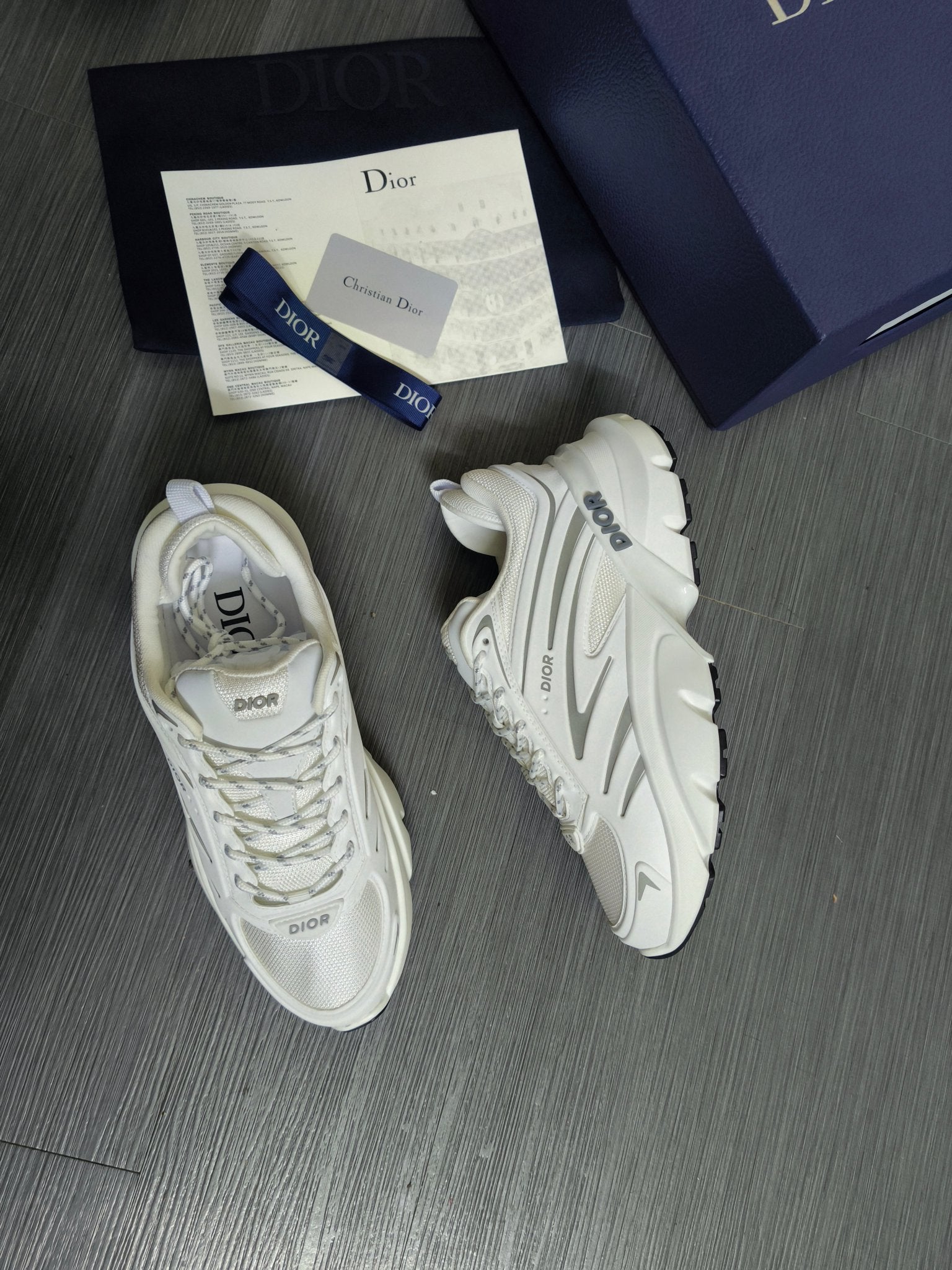 CD 26s B44 Blade Sneaker White Mesh Technical Fabric 996915
