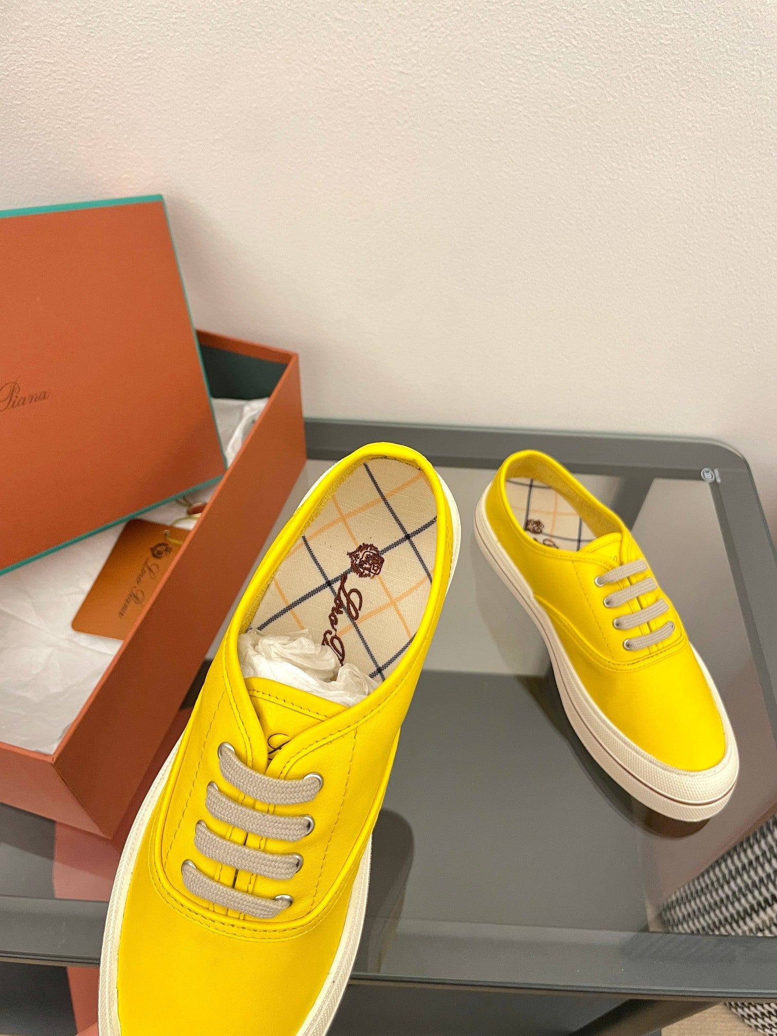 LP Nantucket Walk Sneaker Yellow Leather 723194