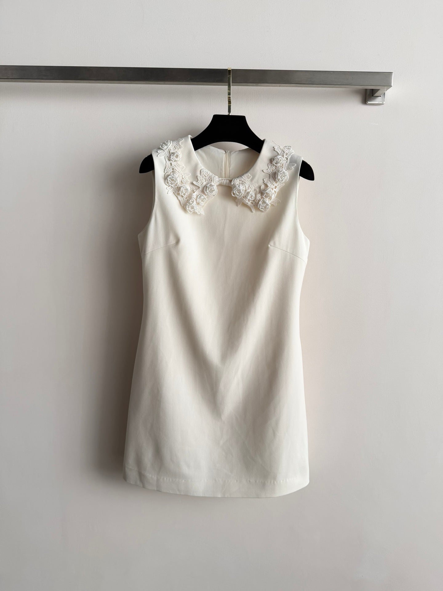 CC 26SS Sleeveless Dress White Polyester 352964
