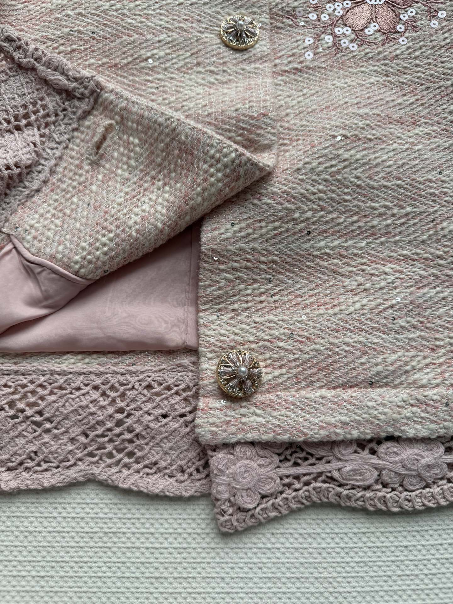CC Set Light Pink Tweed 352996