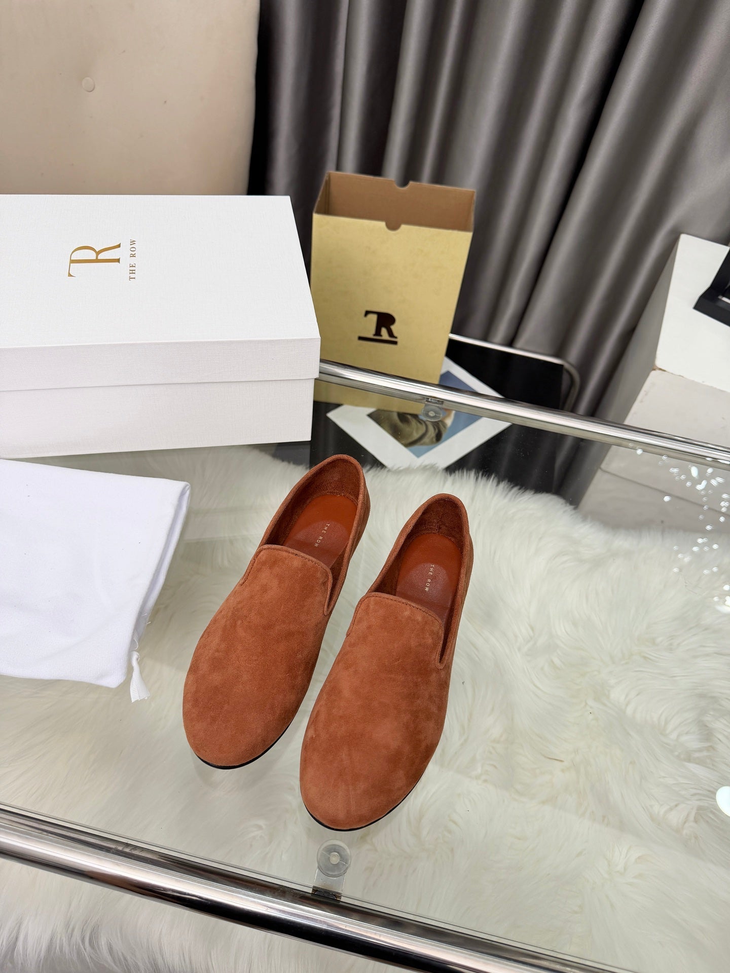 TR Adam Loafer Two Loafer Brown Suede 832654