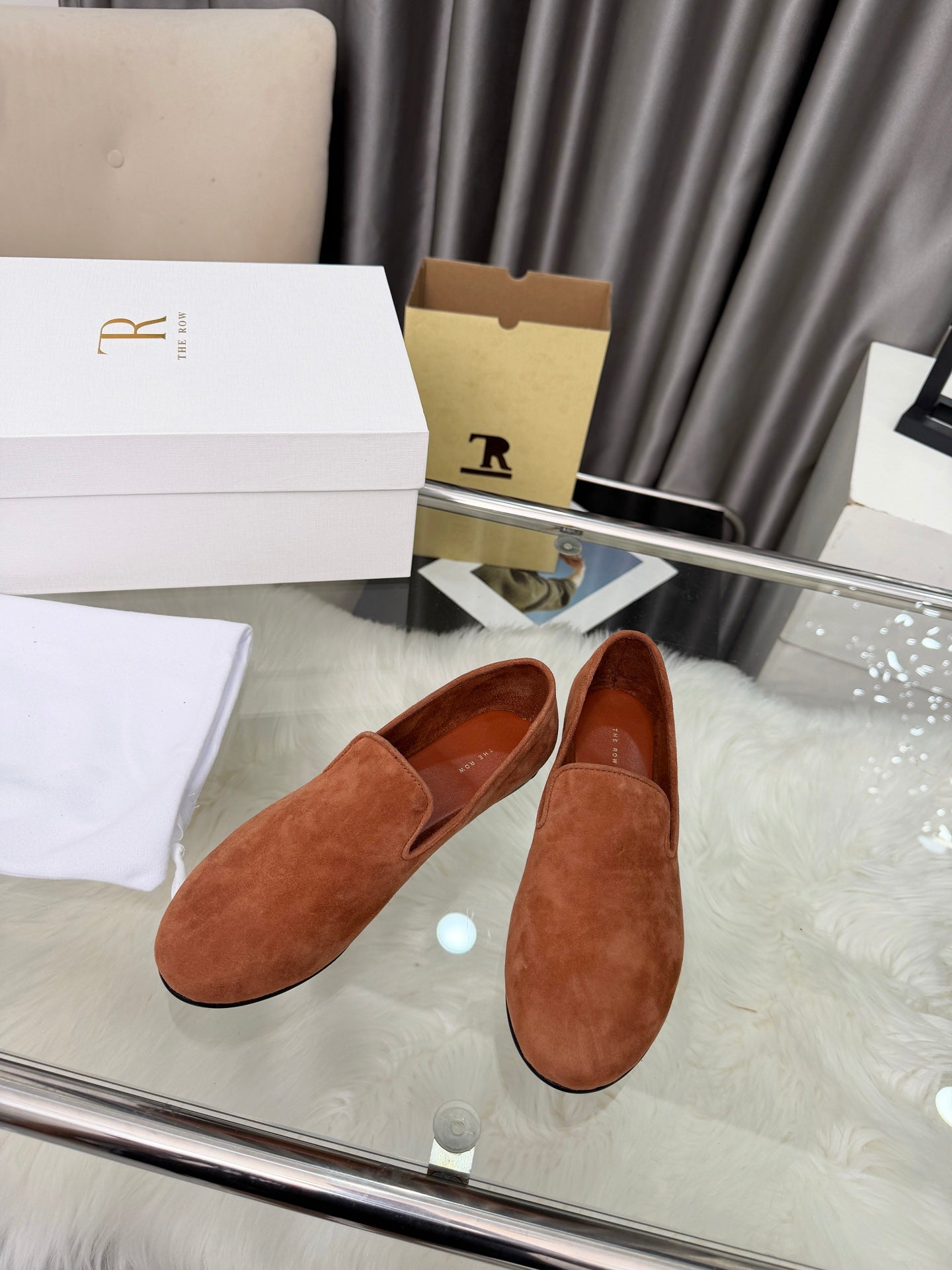 TR Adam Loafer Two Loafer Brown Suede 832654