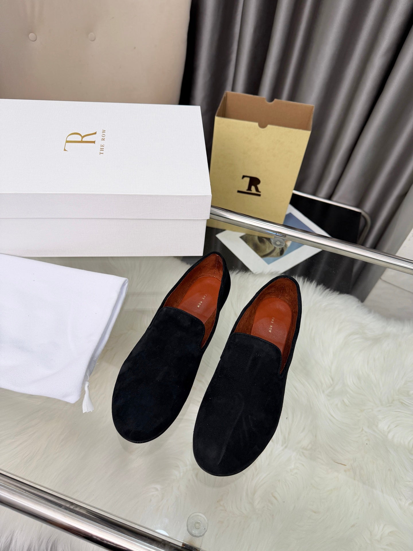 TR Adam Loafer Two Loafer Black Suede 832653
