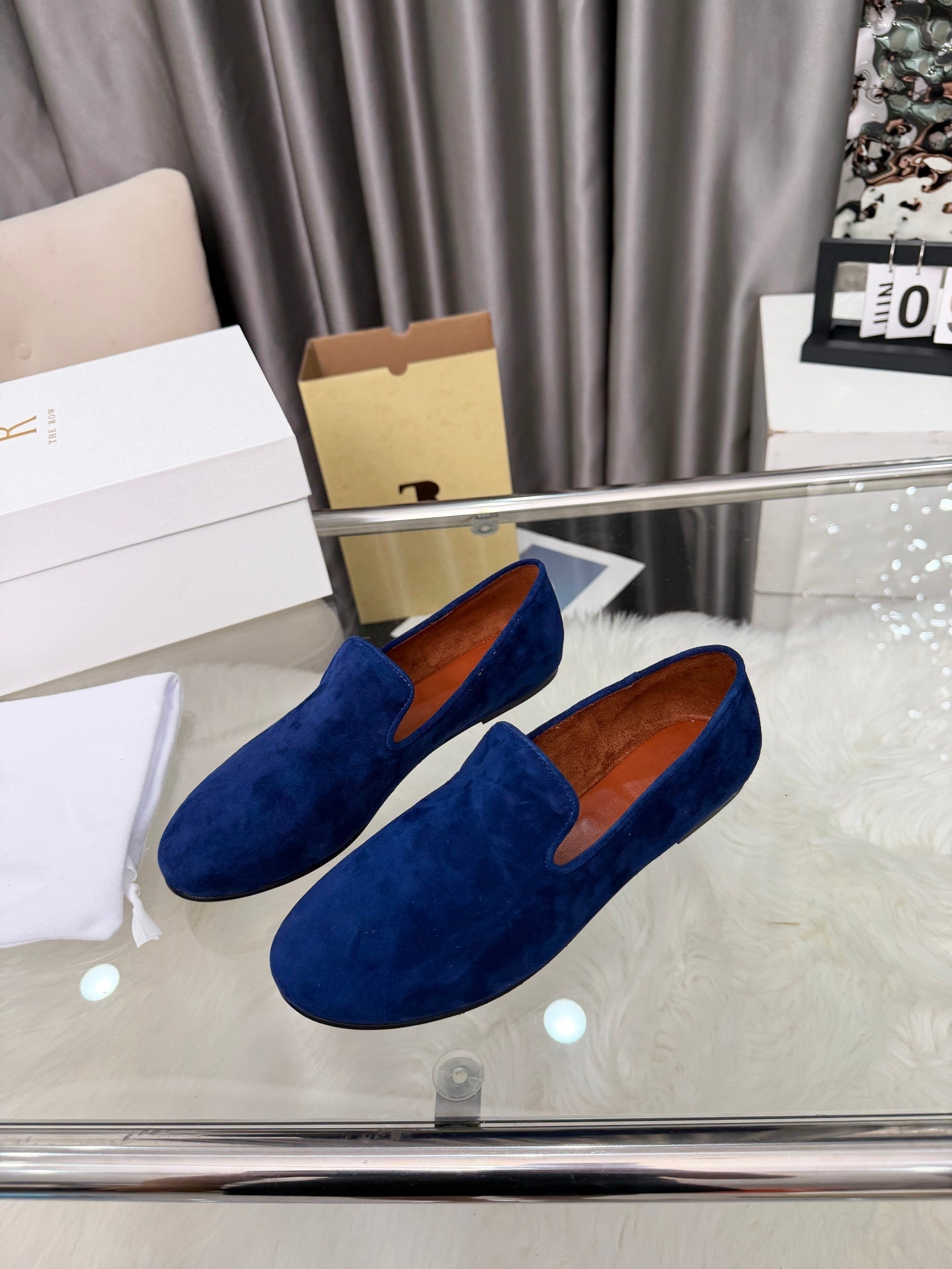 TR Adam Loafer Two Loafer Blue Suede 832652