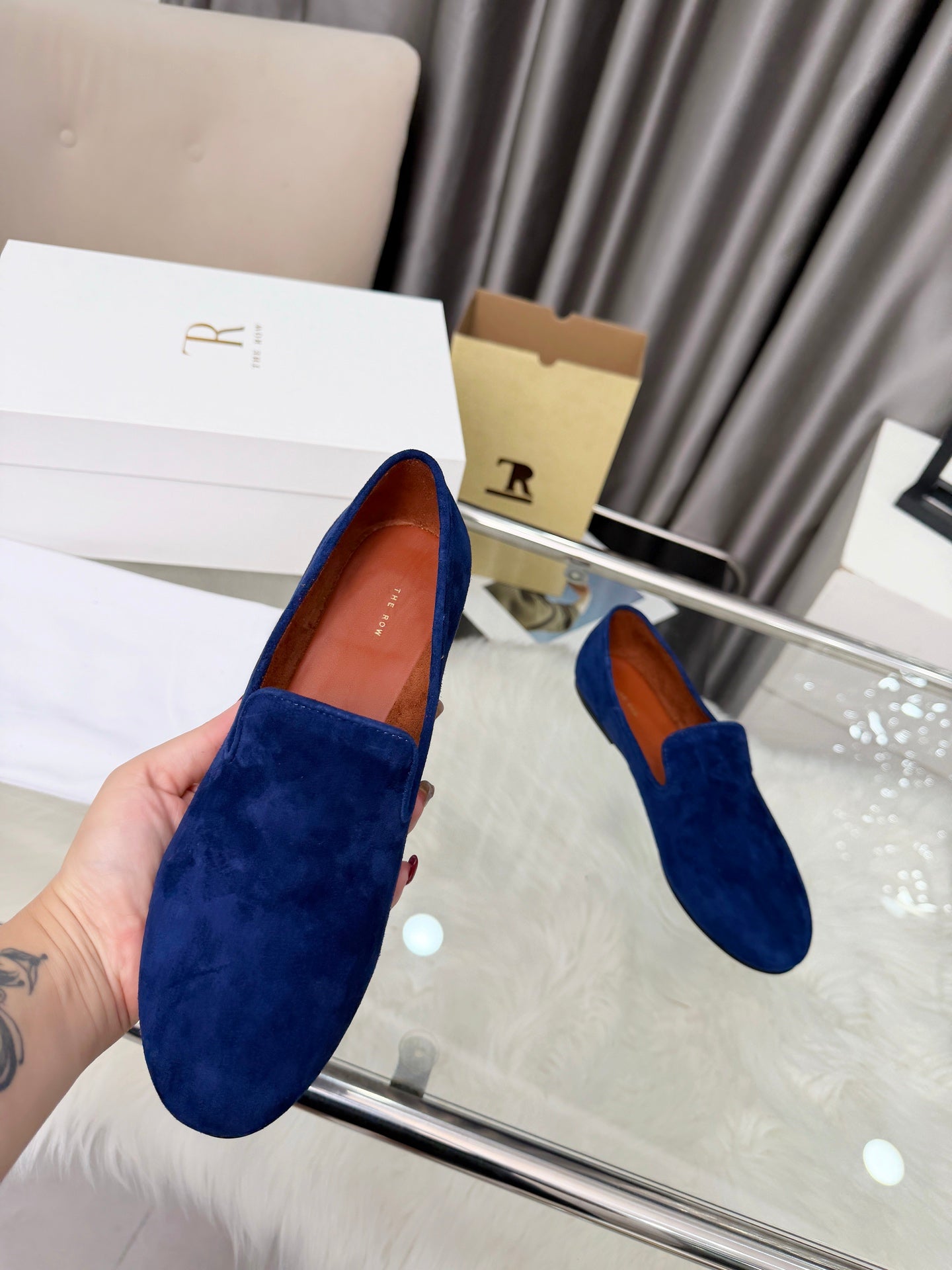 TR Adam Loafer Two Loafer Blue Suede 832652