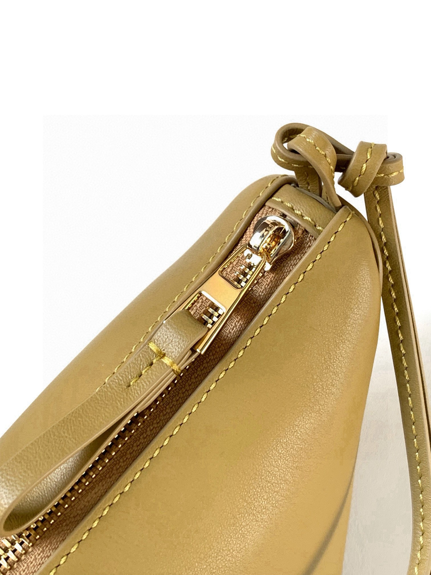 Loewe Mini Hammock Hobo Bag Golden-Brown Calfskin