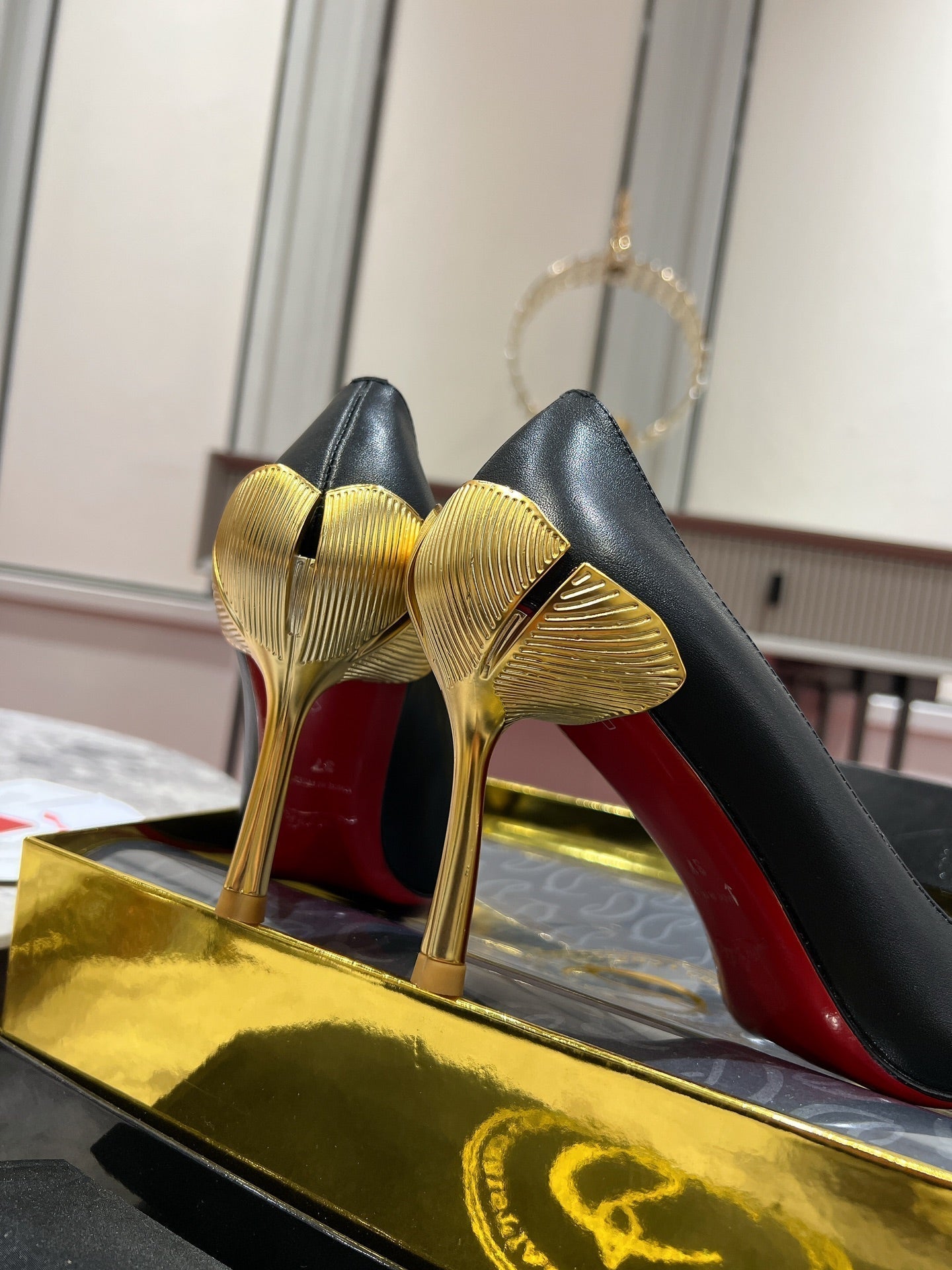 CL Ginko Pump 85mm Pumps Nappa Leather Black