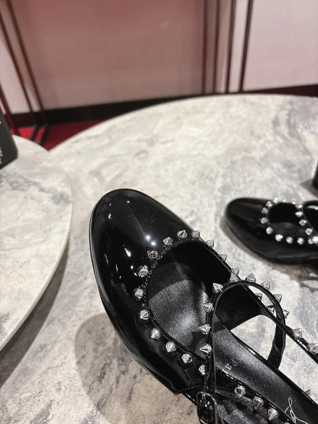 Christian Louboutin Mary Jane Pumps Patent Leather 825296