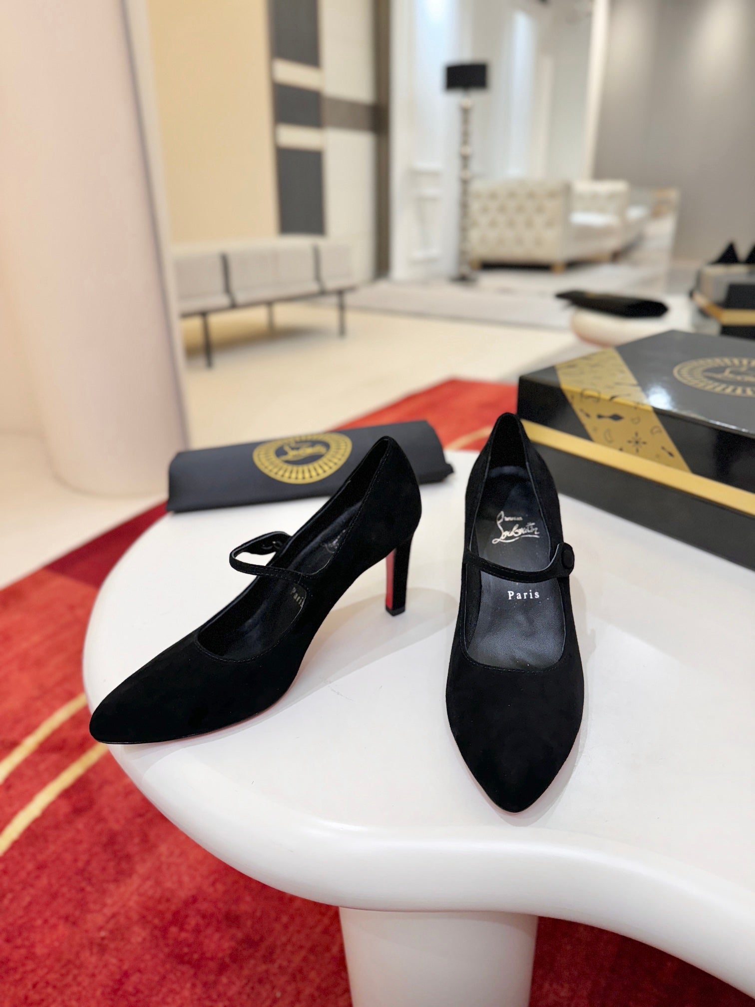 CL Pump 8.5cm Black Patent Leather 825371