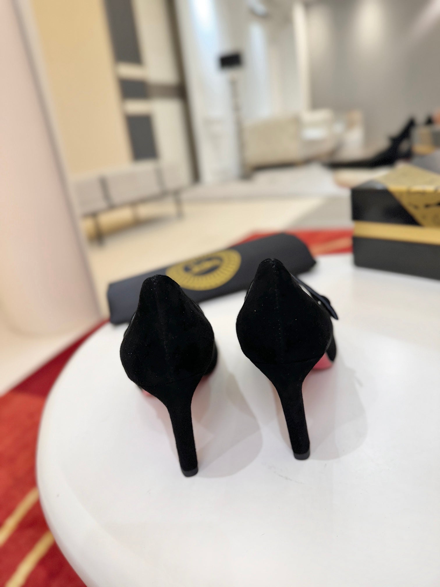 CL Pump 8.5cm Black Patent Leather 825371
