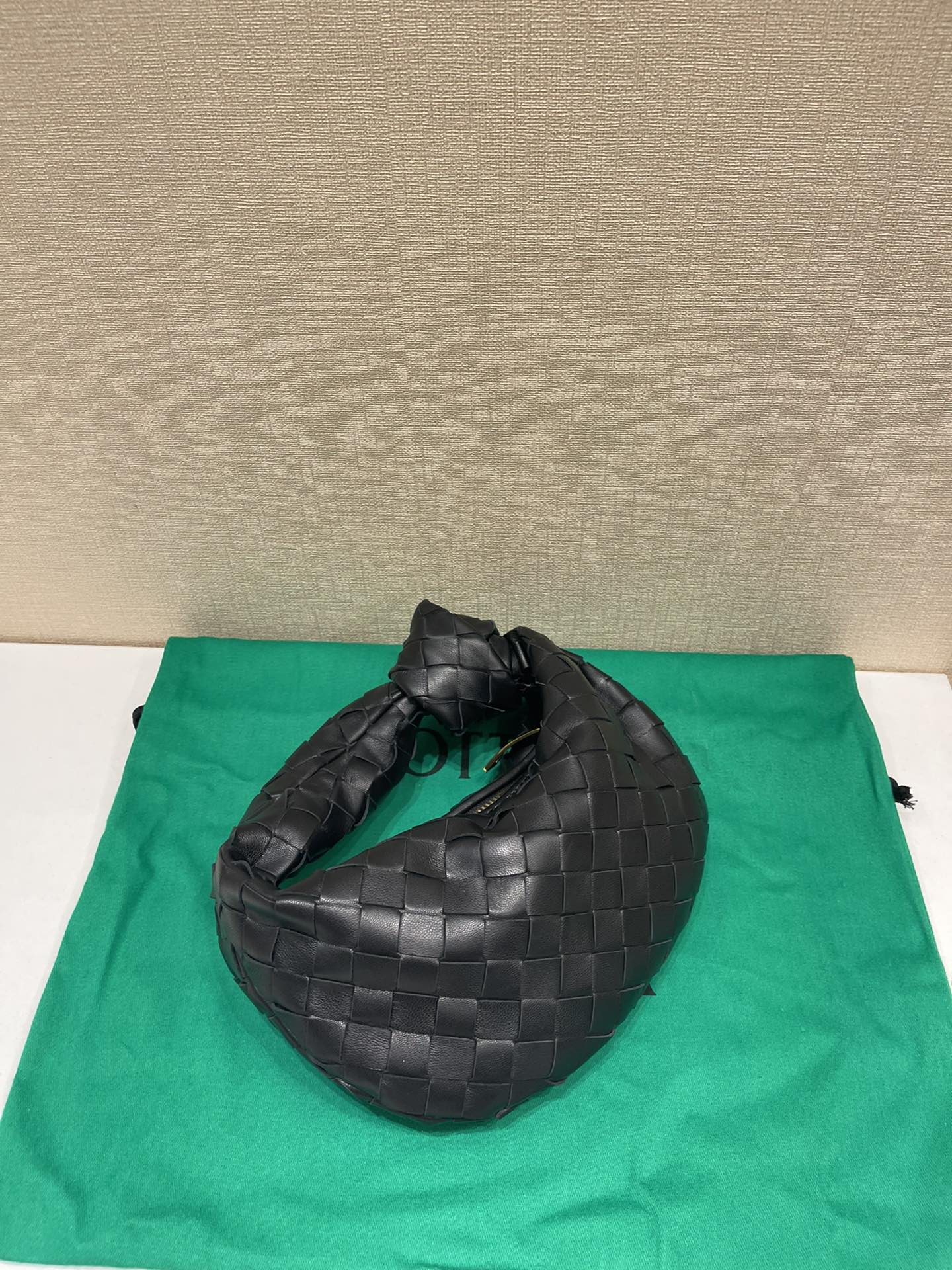 mini jodie 28 black lambskin