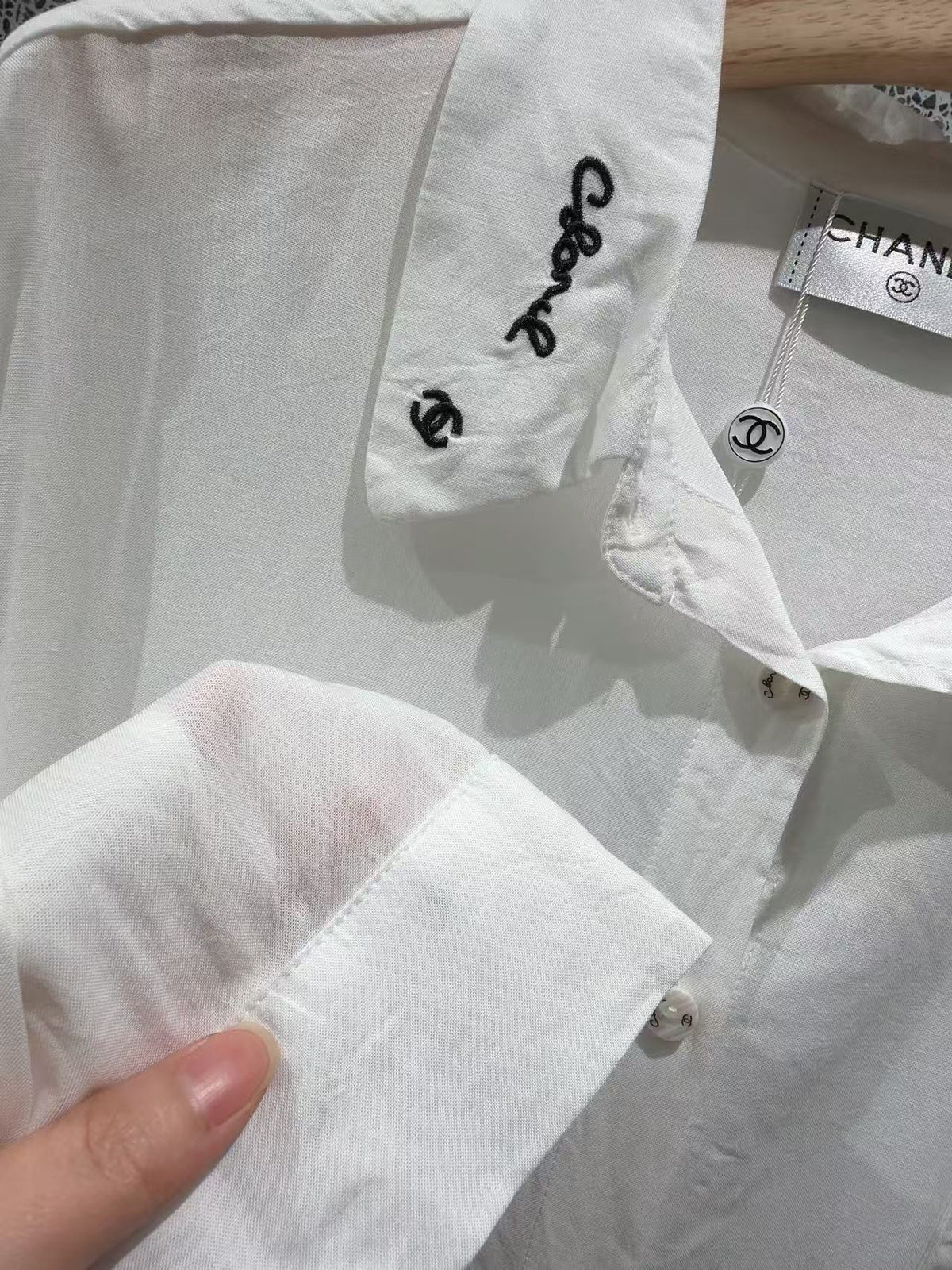 Chanel 26s White Shirt 1395