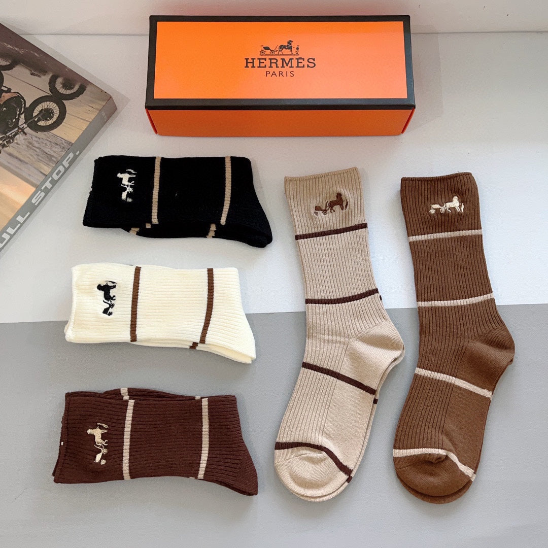 KNEE-HIGH SOCKS 419067 (1 BOX)