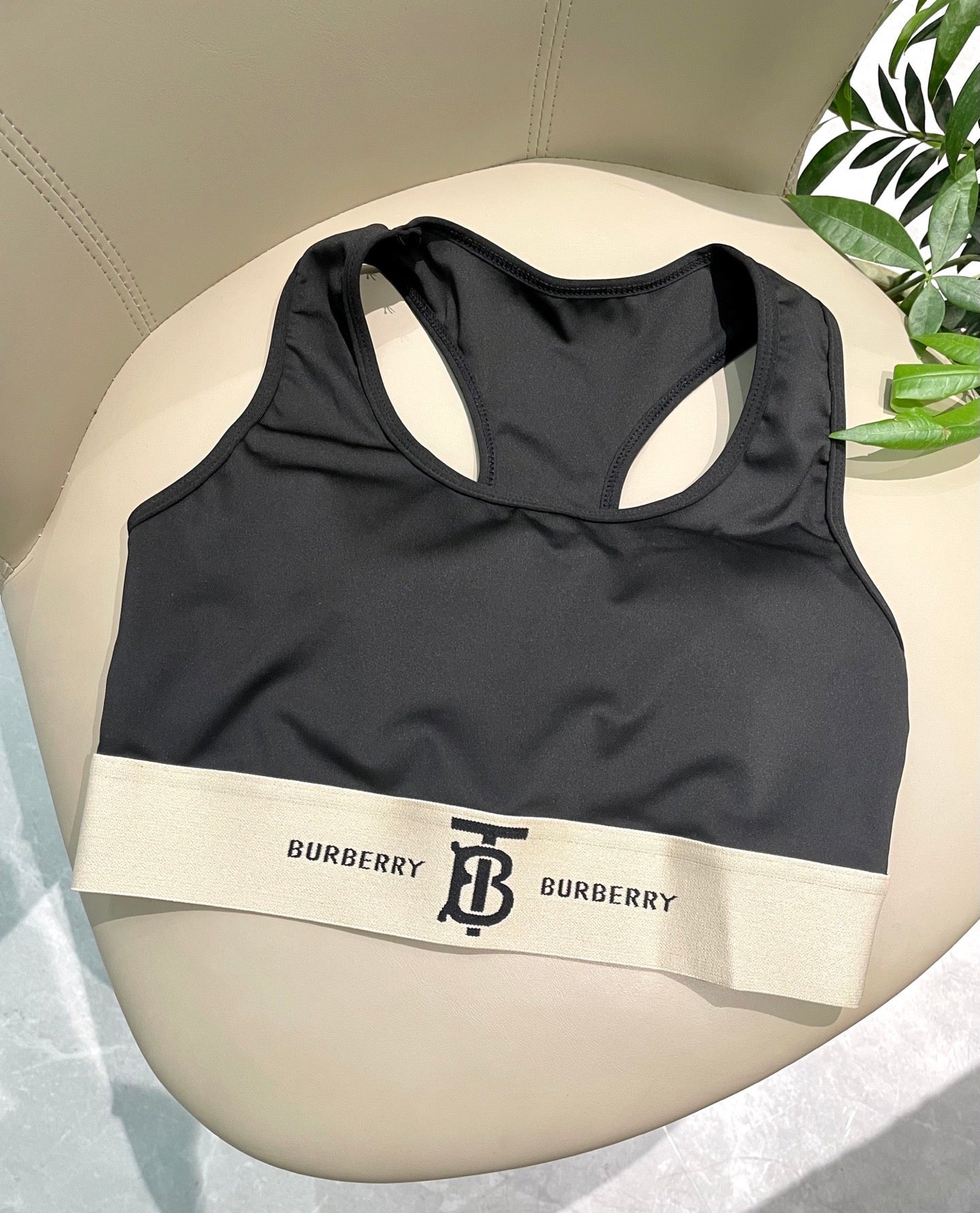 Burberry Yoga Set White Black 198908