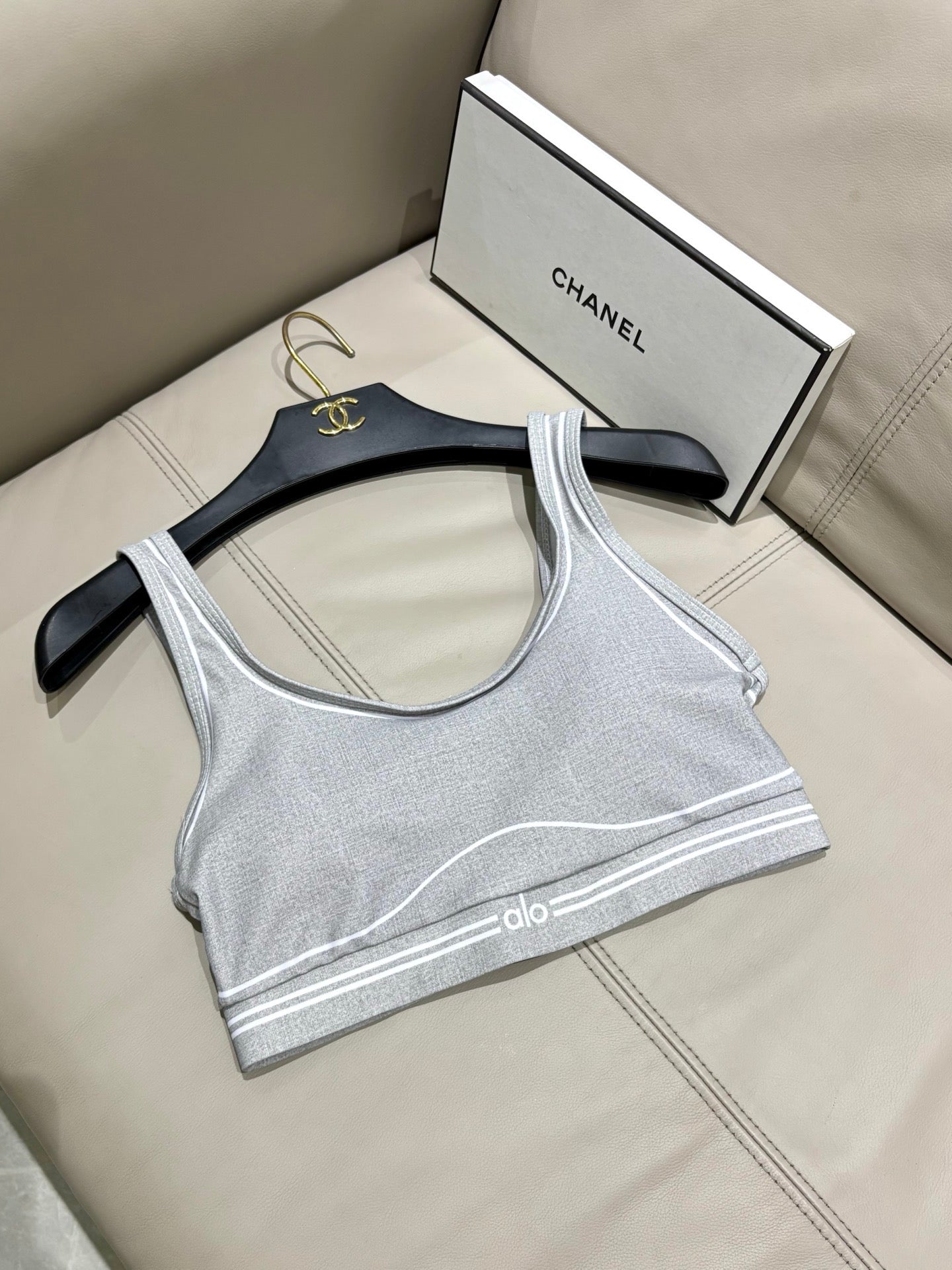 Airbrush High-Waist Heart Throb Set Grey 198920