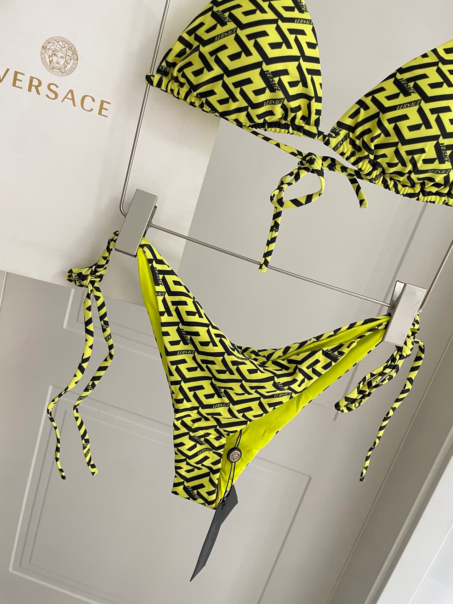 Versace Two-Piece Bikini Yellow Colorful 201827