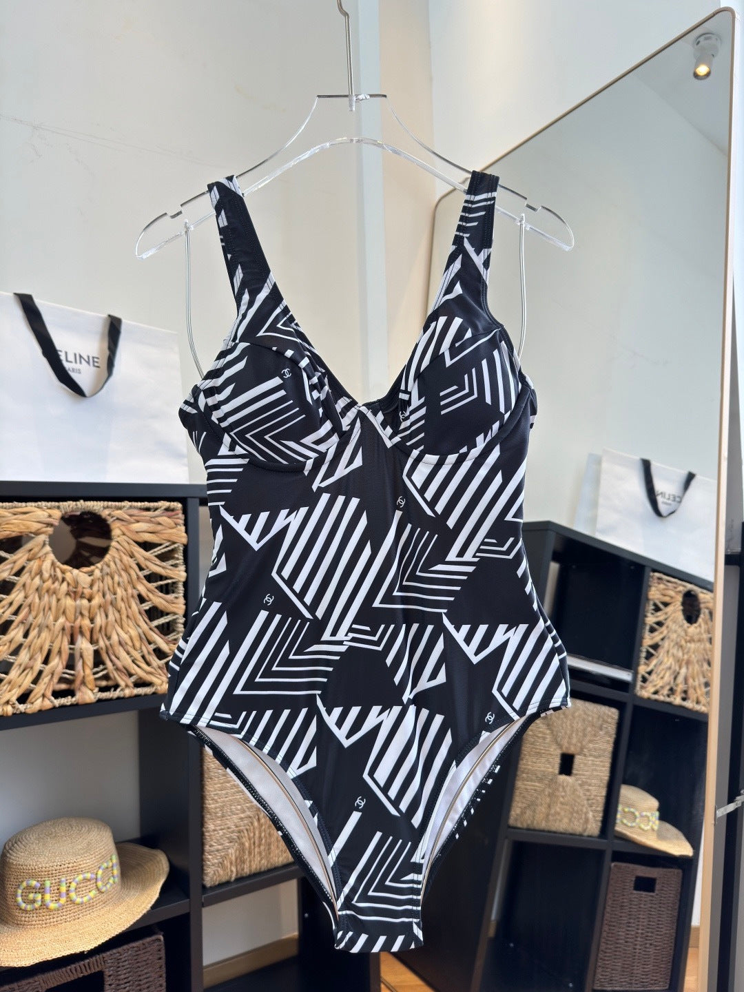 Chanel One-Piece Bikini 341680