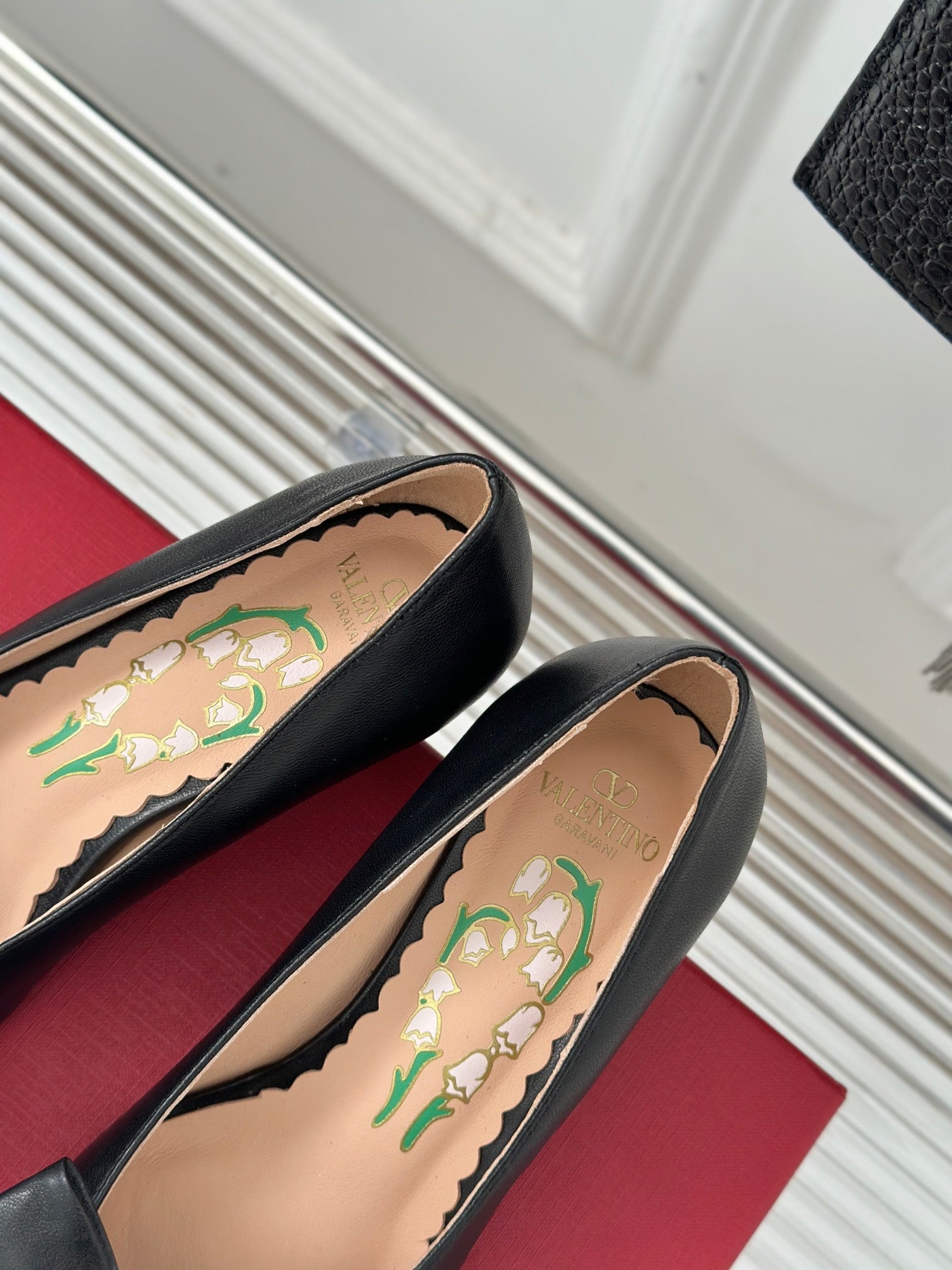 Bowow Pumps In Kidskin 40mm Black Lambskin 989188