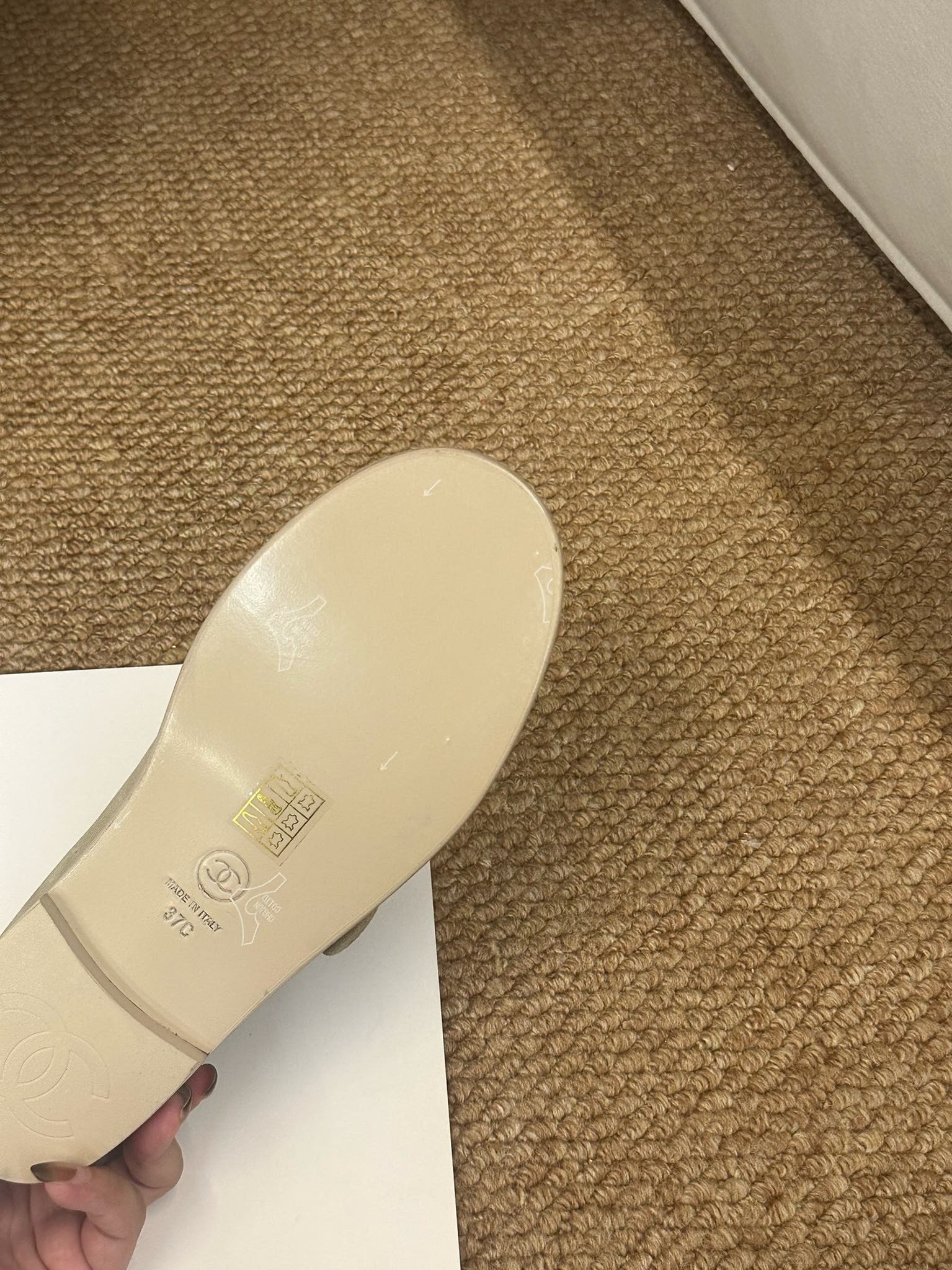 CC 26s Mary Jane Flats Beige Suede