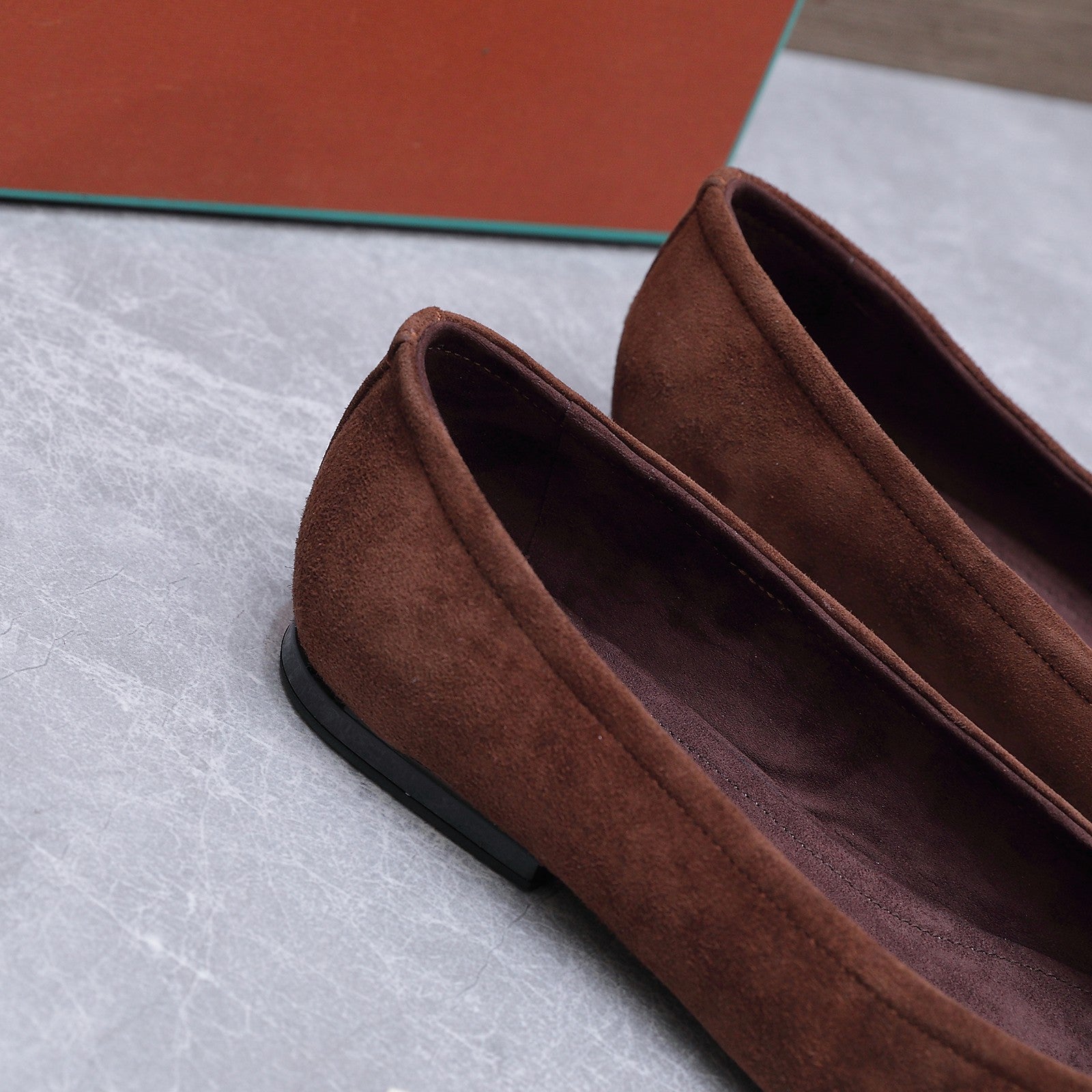 LP 26s Primula Ballet Flat Brown Suede 864940