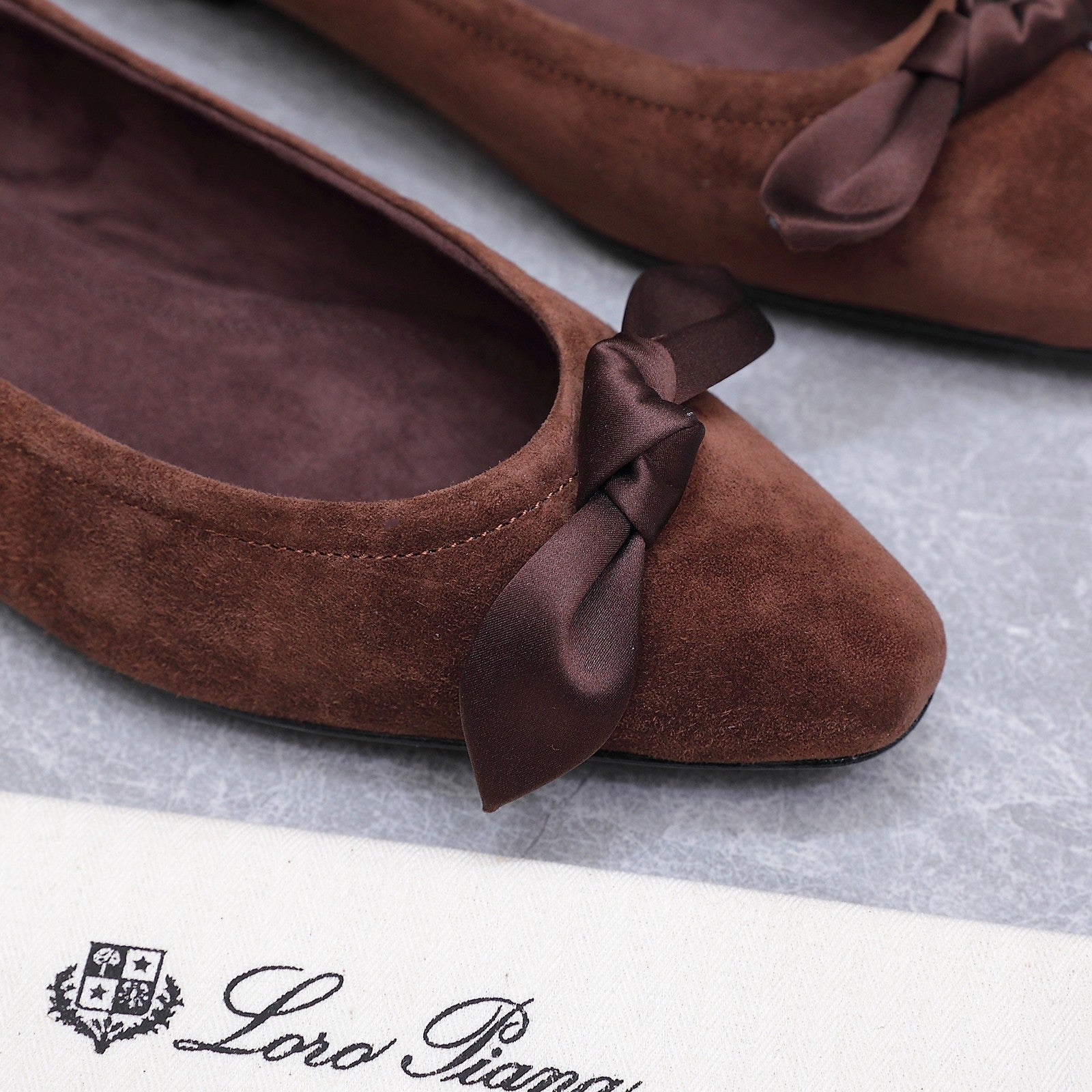 LP 26s Primula Ballet Flat Brown Suede 864940