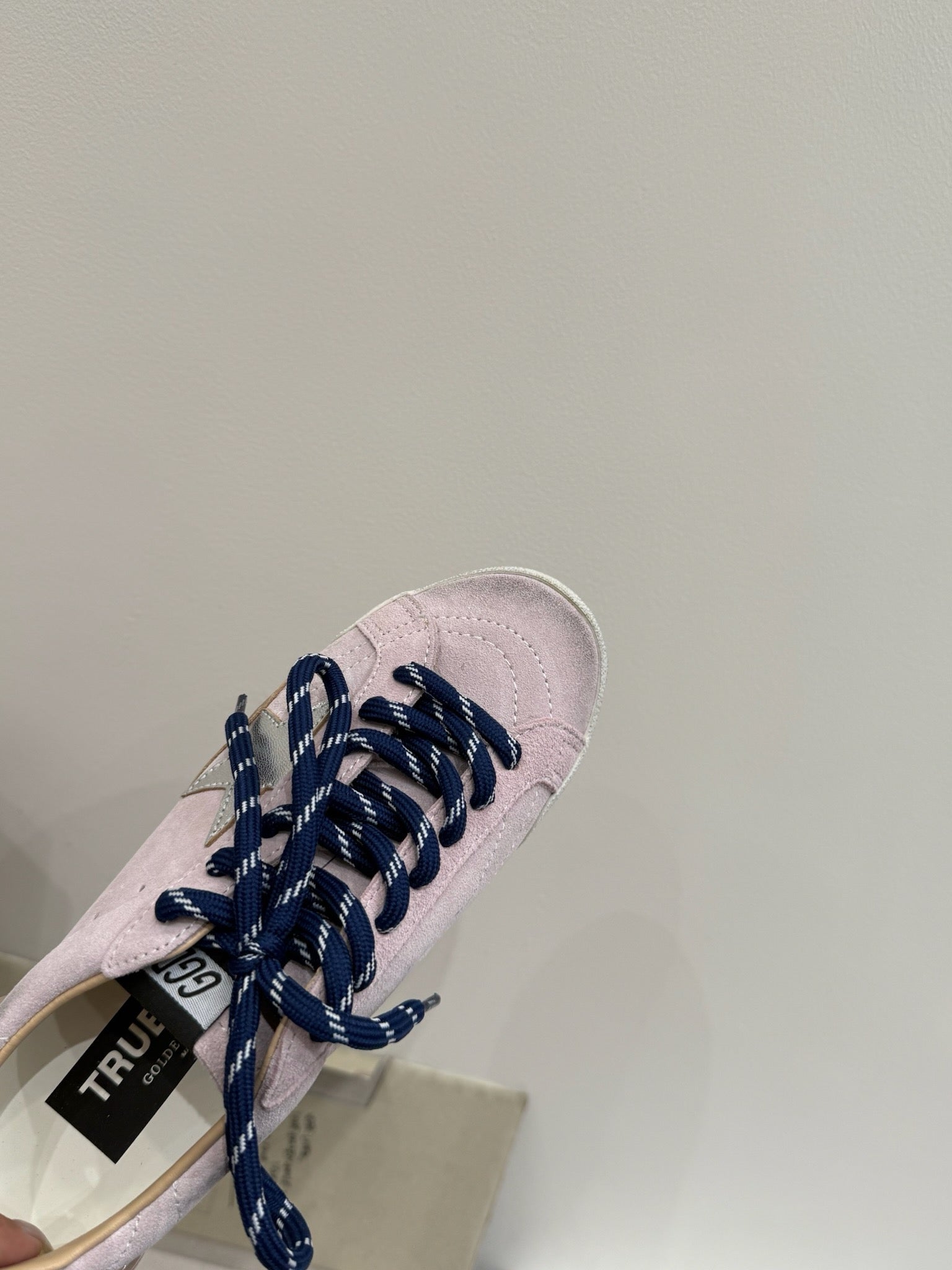 DC 25 Golden Goos Superstar Trainers Pink Cowhide & Rubber 334968