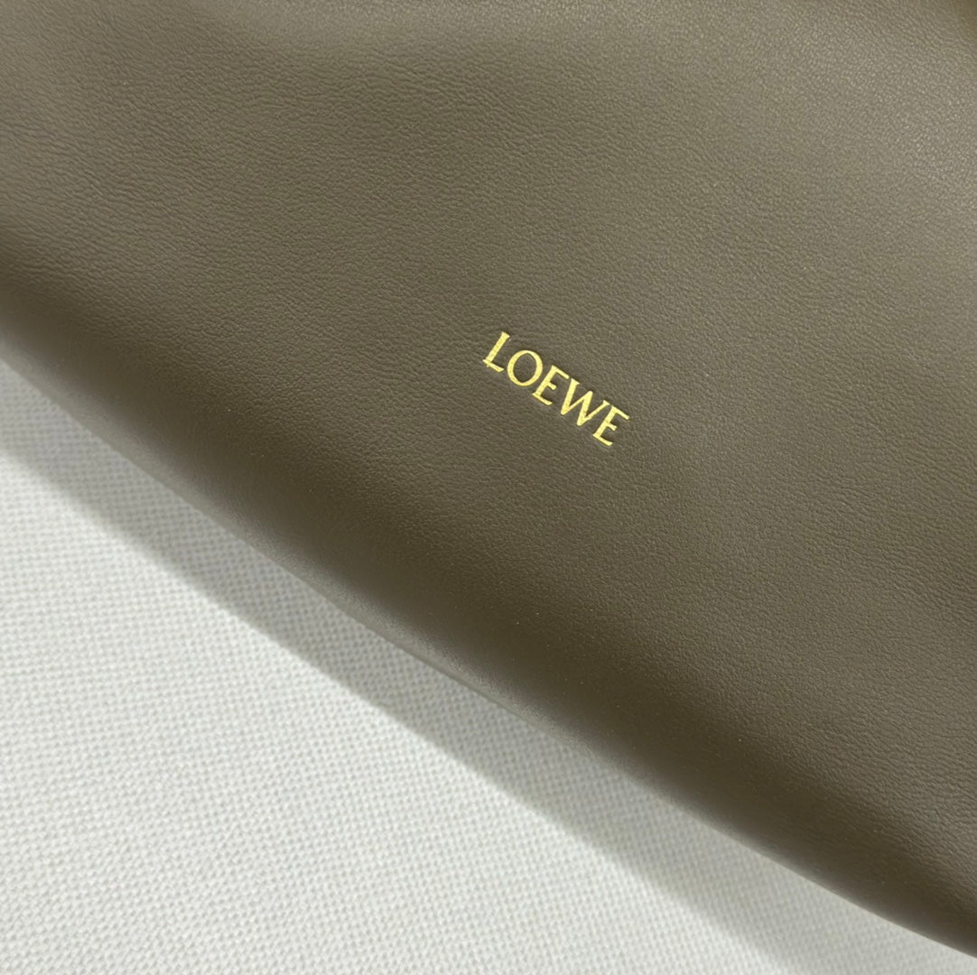 Loewe Flamenco Purse 30 Olive Lambskin Ghw