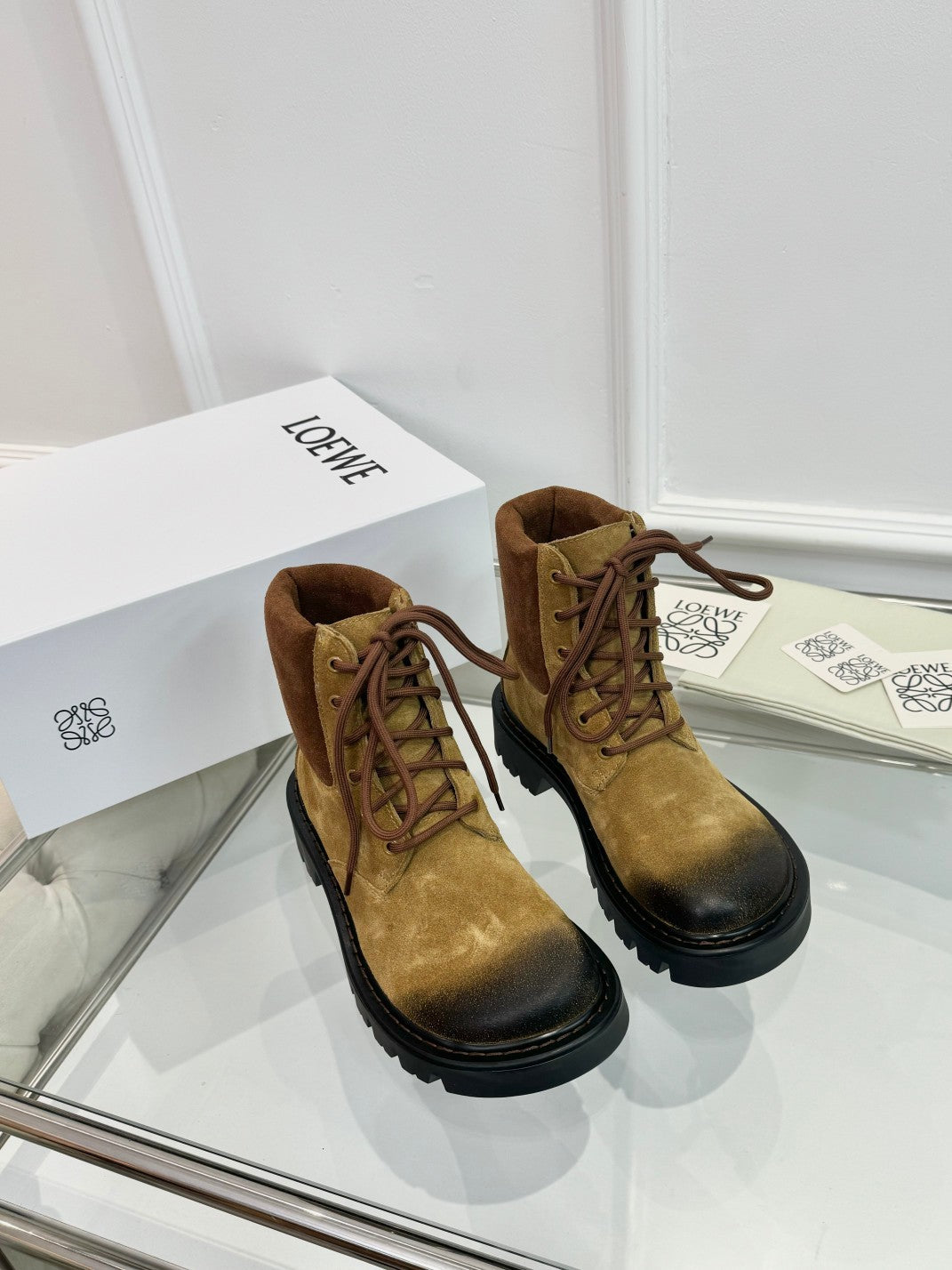 Loewe Sierra Boot Tobacco / Chocolate Suede 984778