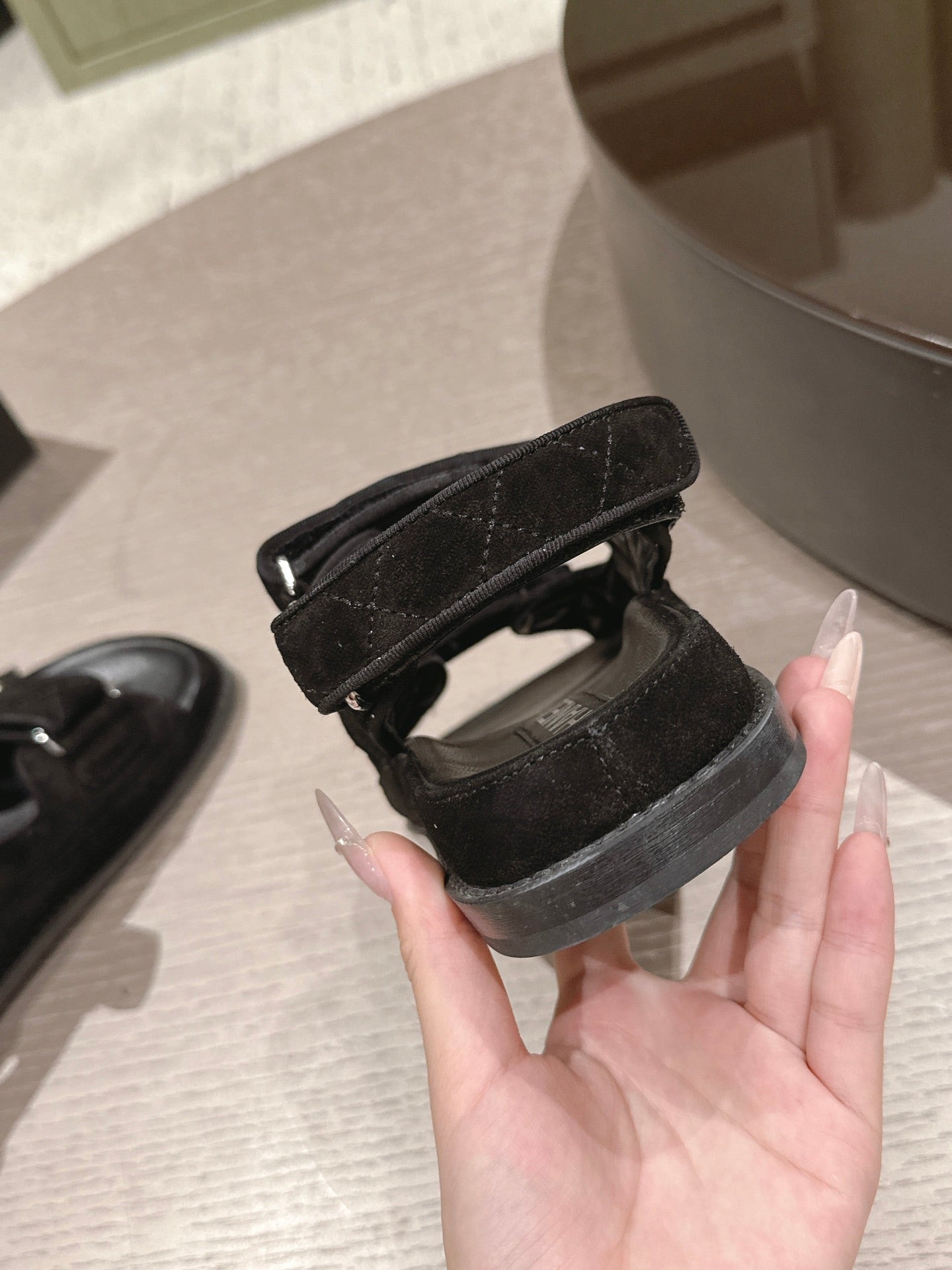 CC 26s Dad Sandal Black Suede 762928