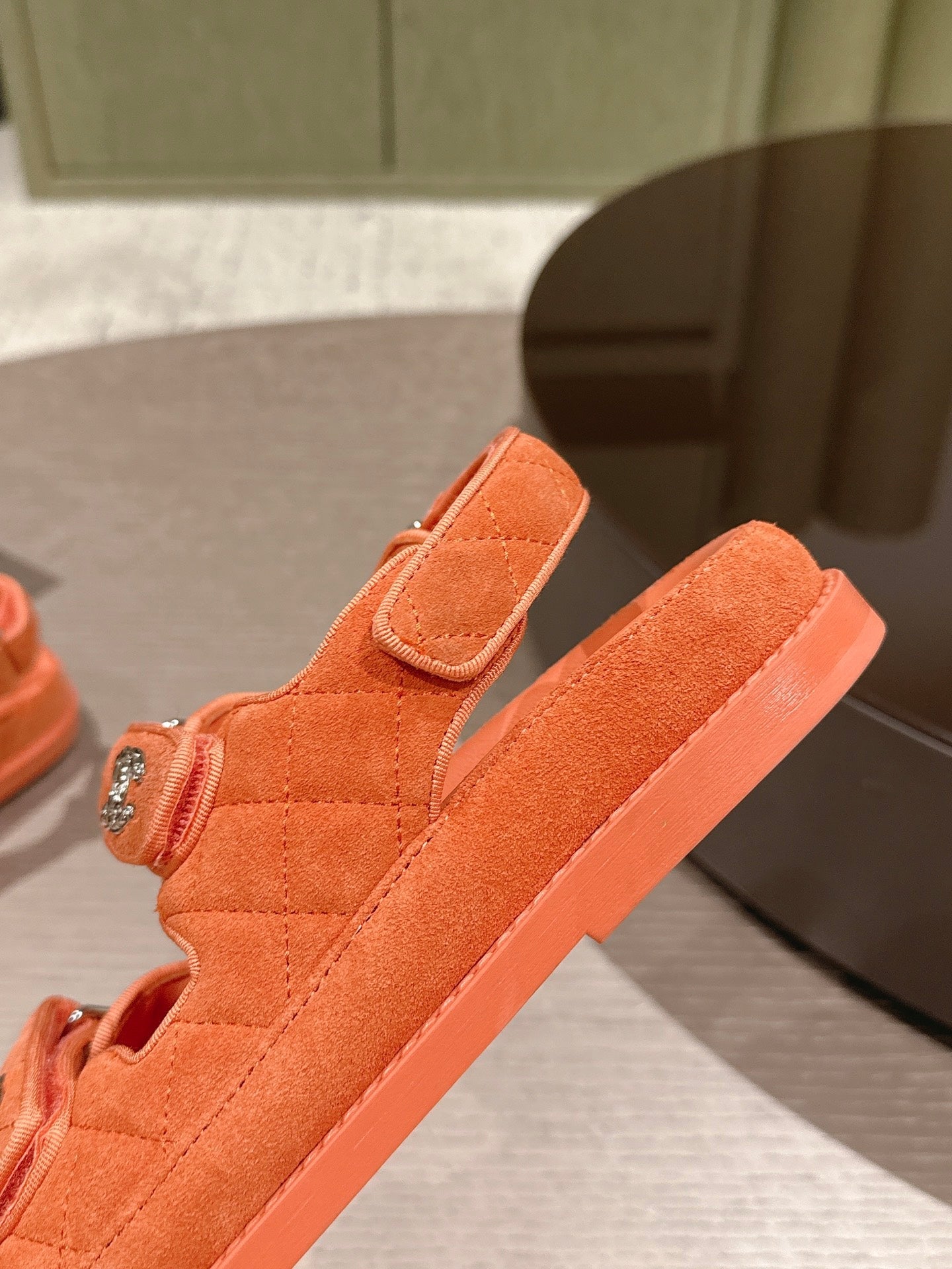 CC 26s Dad Sandal Orange Suede 762932