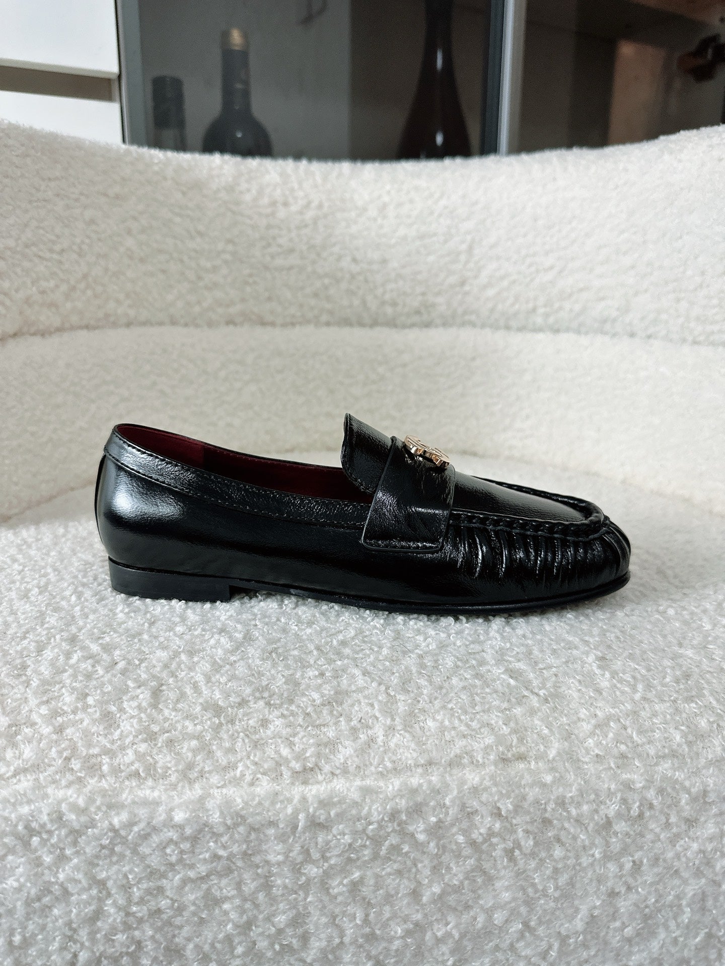 CC 26A Métiers d’art 2026 Loafer Black Glossy Sheepskin 900703