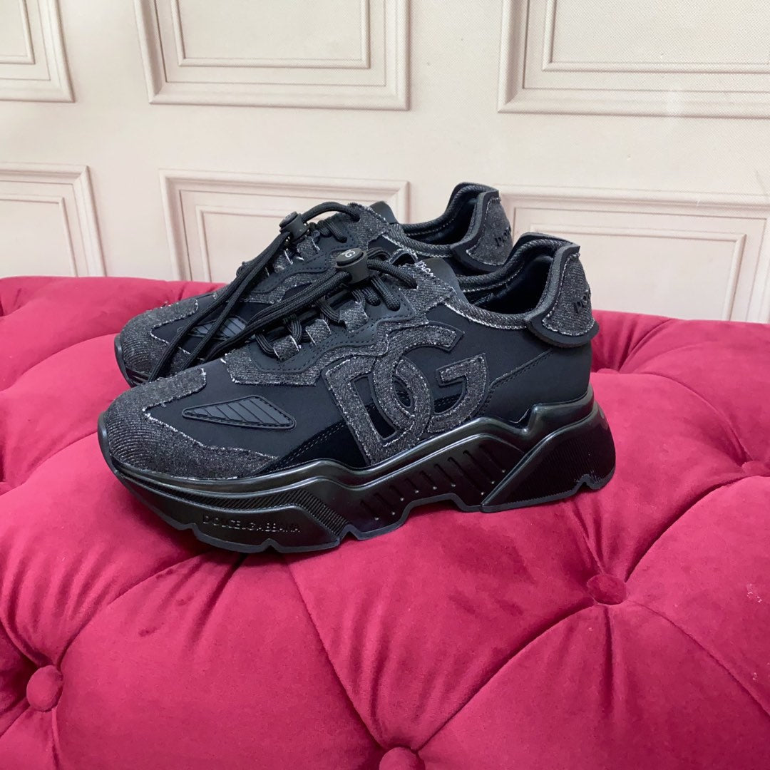 DC 24 Daymaster Sneakers Black Cowhide & Demin 167334