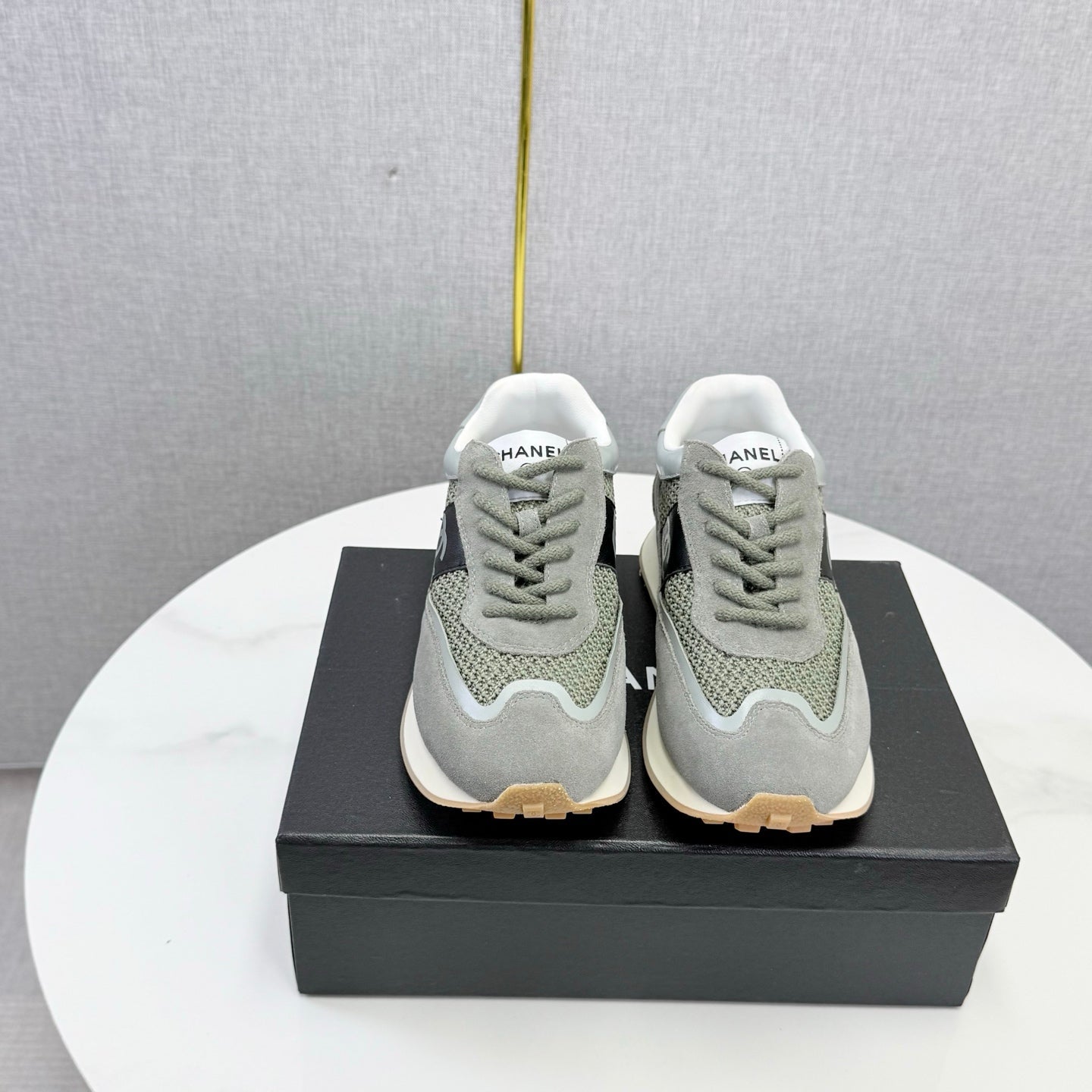CC 26s Trainer Sneakers Grey Mesh Suede 865804